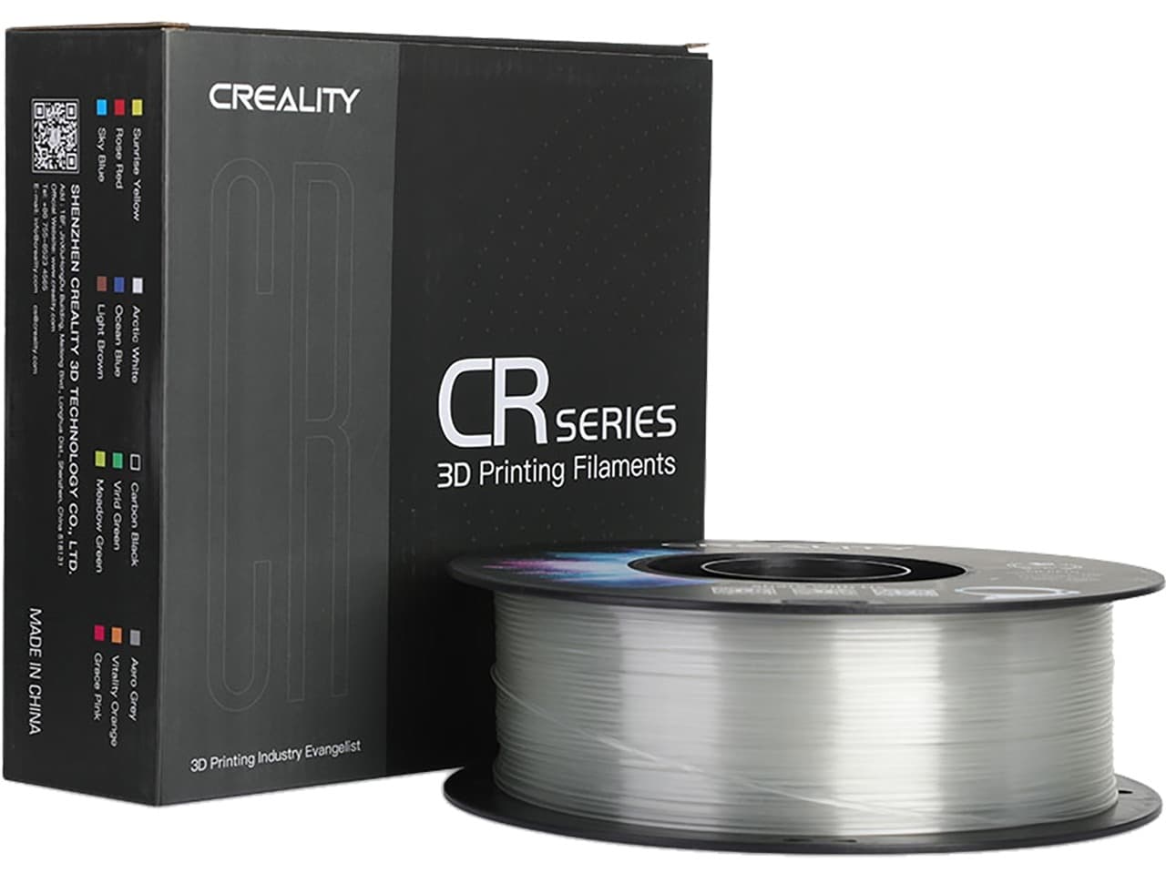 3D Filament Creality PETG 1.75mm clear 1kg