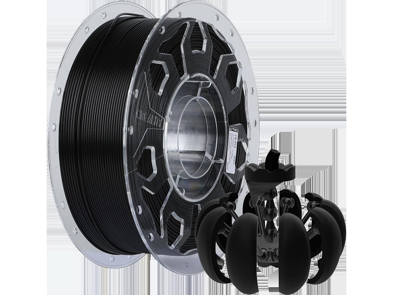 3D Filament Creality CR PLA 1.75mm zwart 1kg