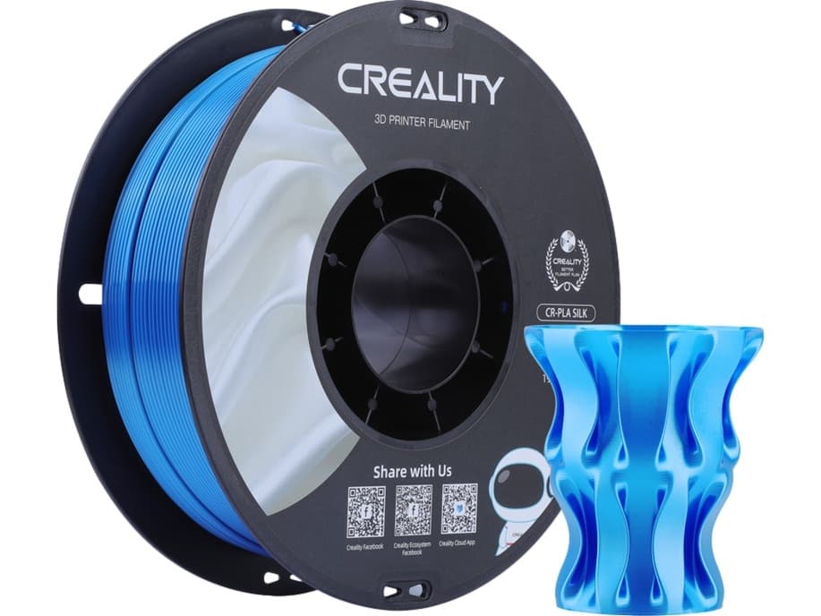 3D Filament Creality PLA 1.75mm Silk blauw 1kg