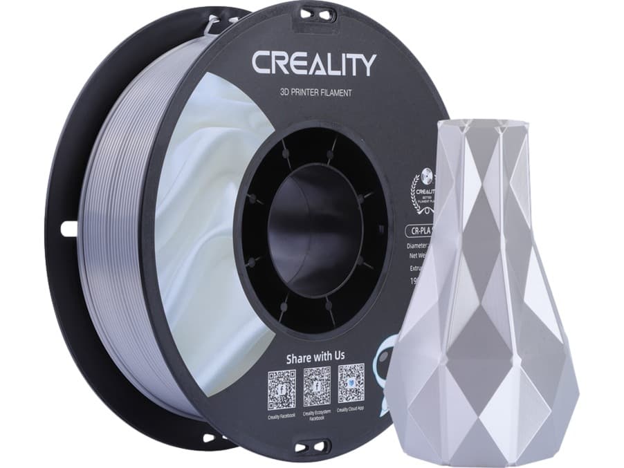 3D Filament Creality PLA 1.75mm Silk zilver 1kg