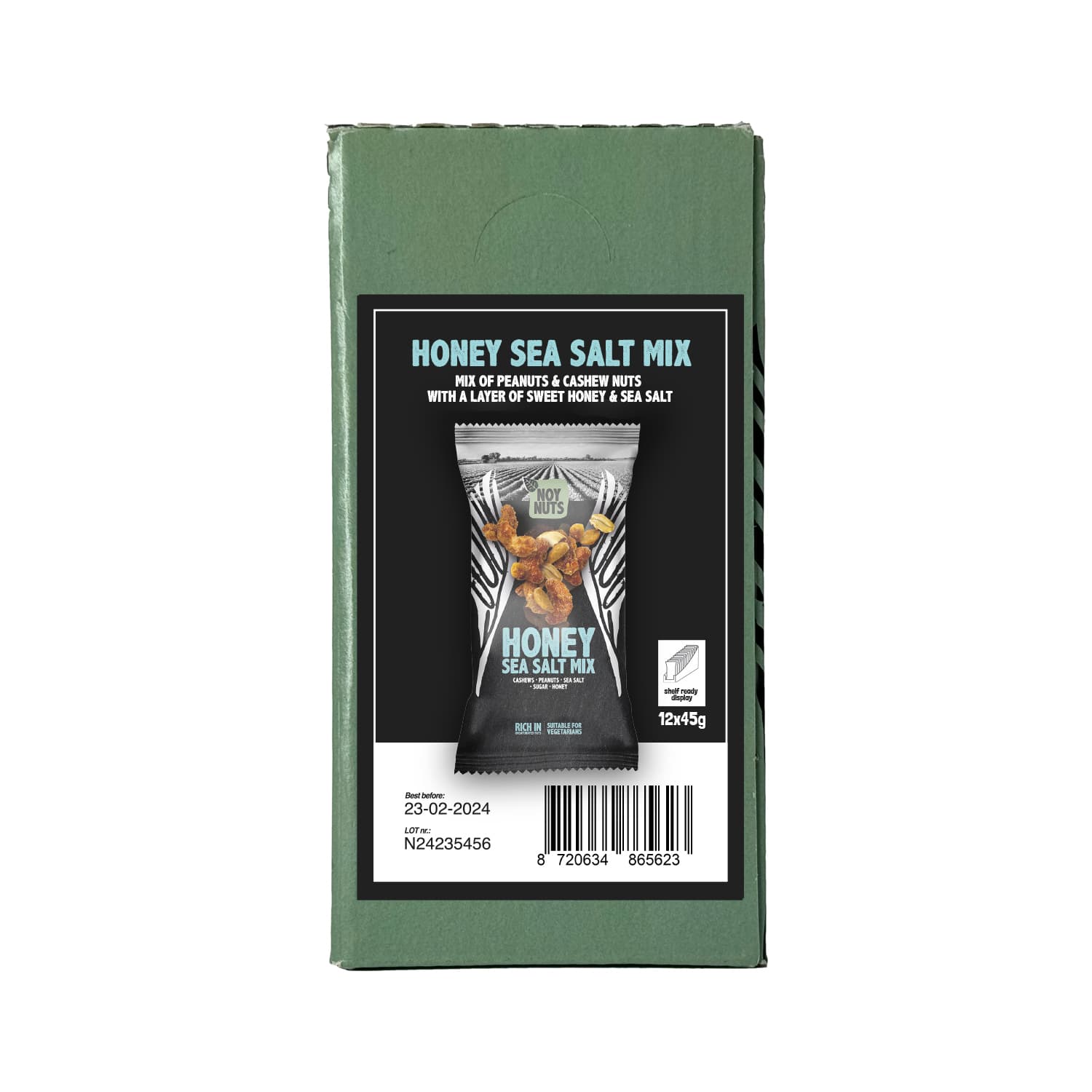 Noten NoyNuts honey sea salt mix zak 45 gram 3