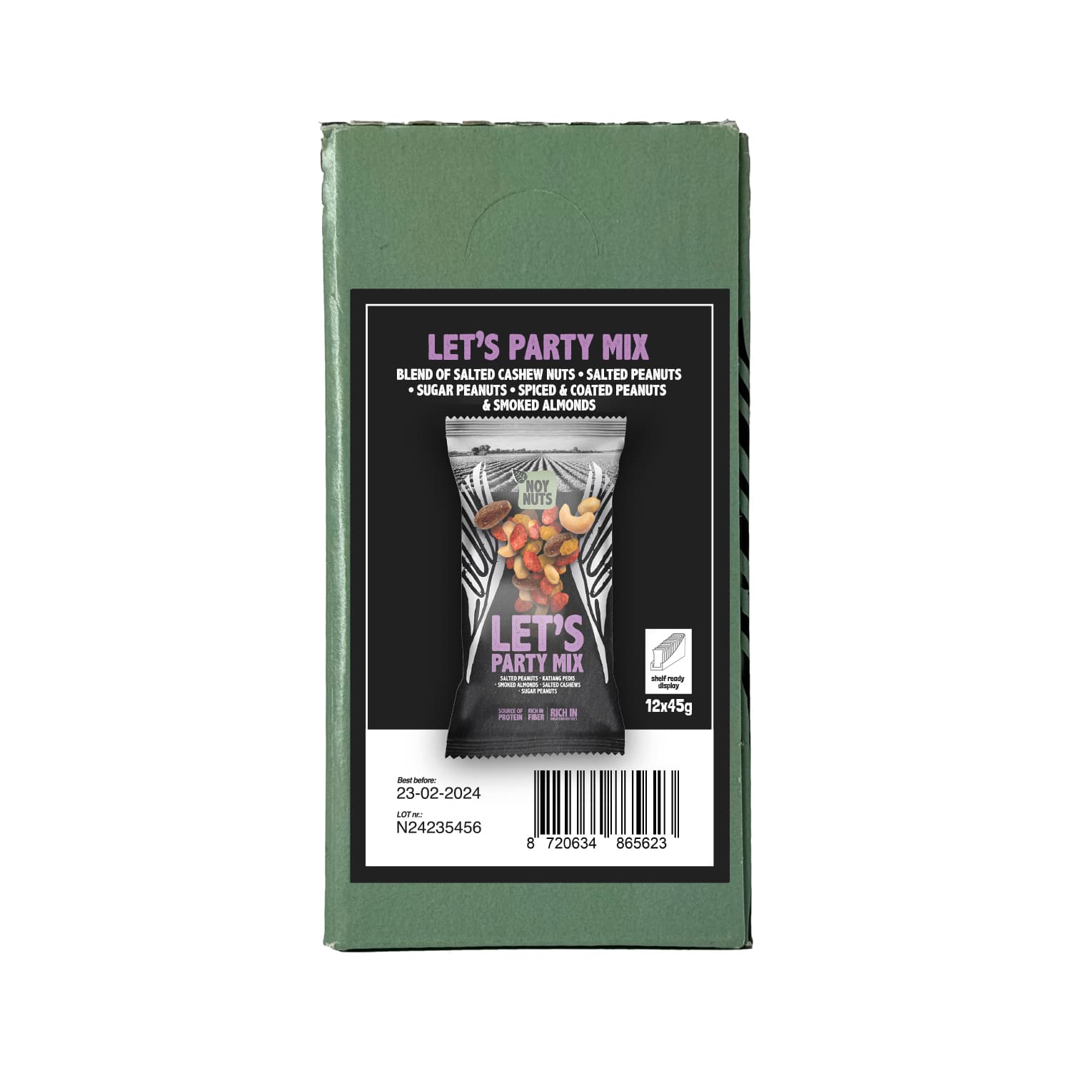 Noten NoyNuts let's party mix zak 45 gram 3