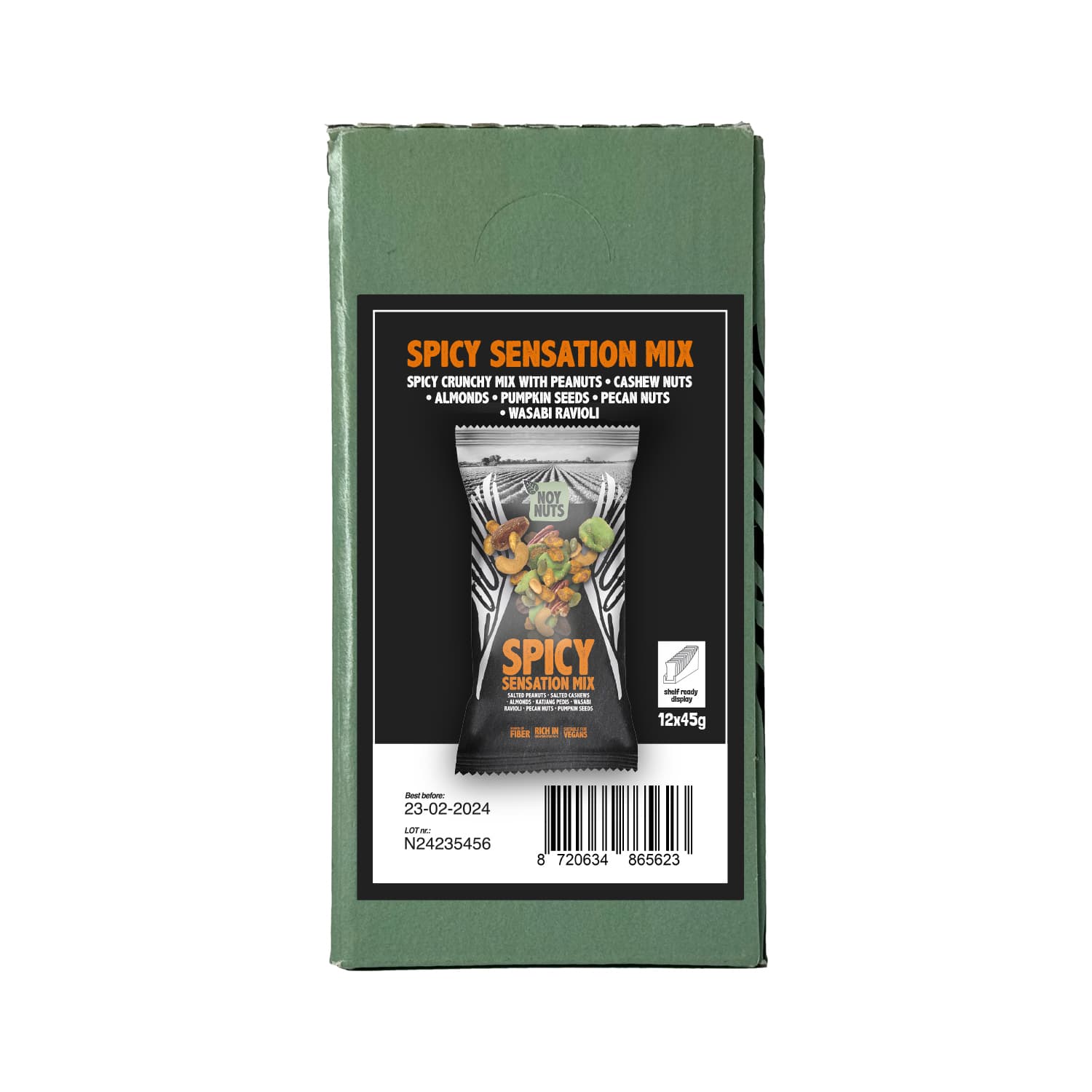 Noten NoyNuts spicy sensation mix zak 45 gram 3