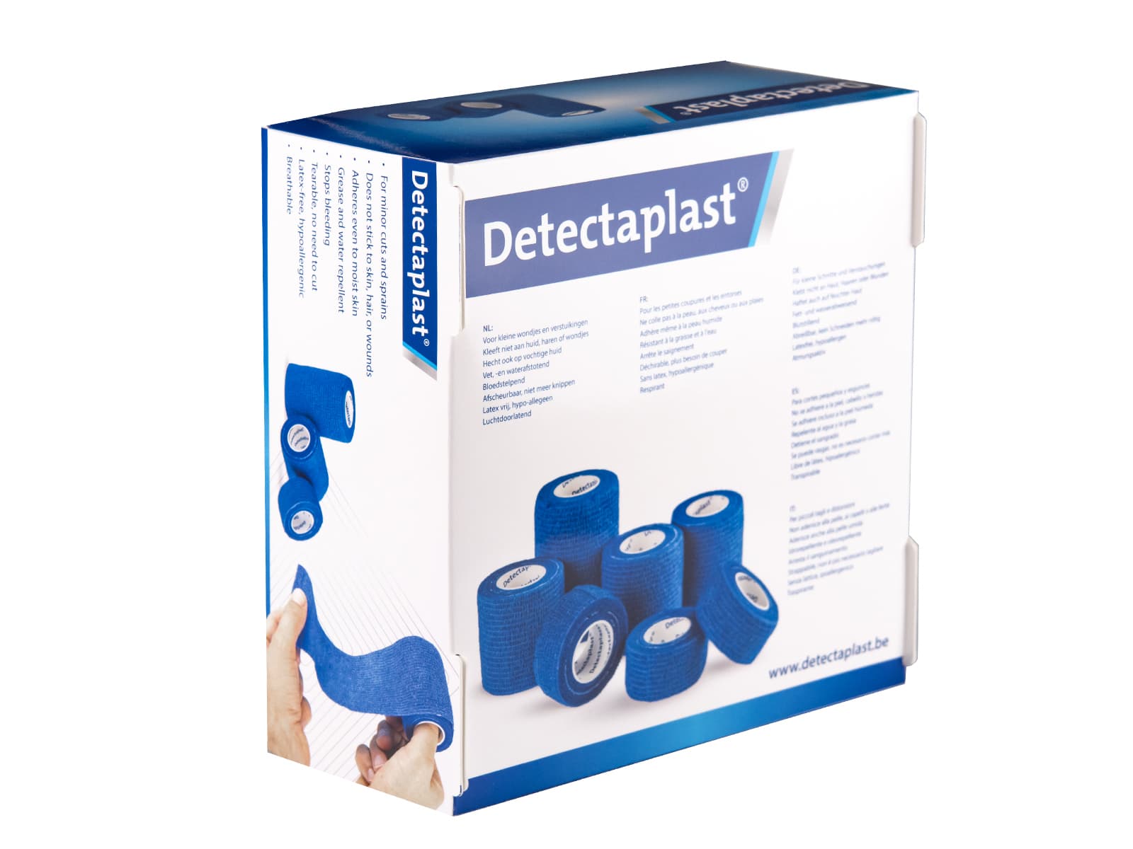 Cohesief verband blauw Detectaplast assorti 7 stuks 3