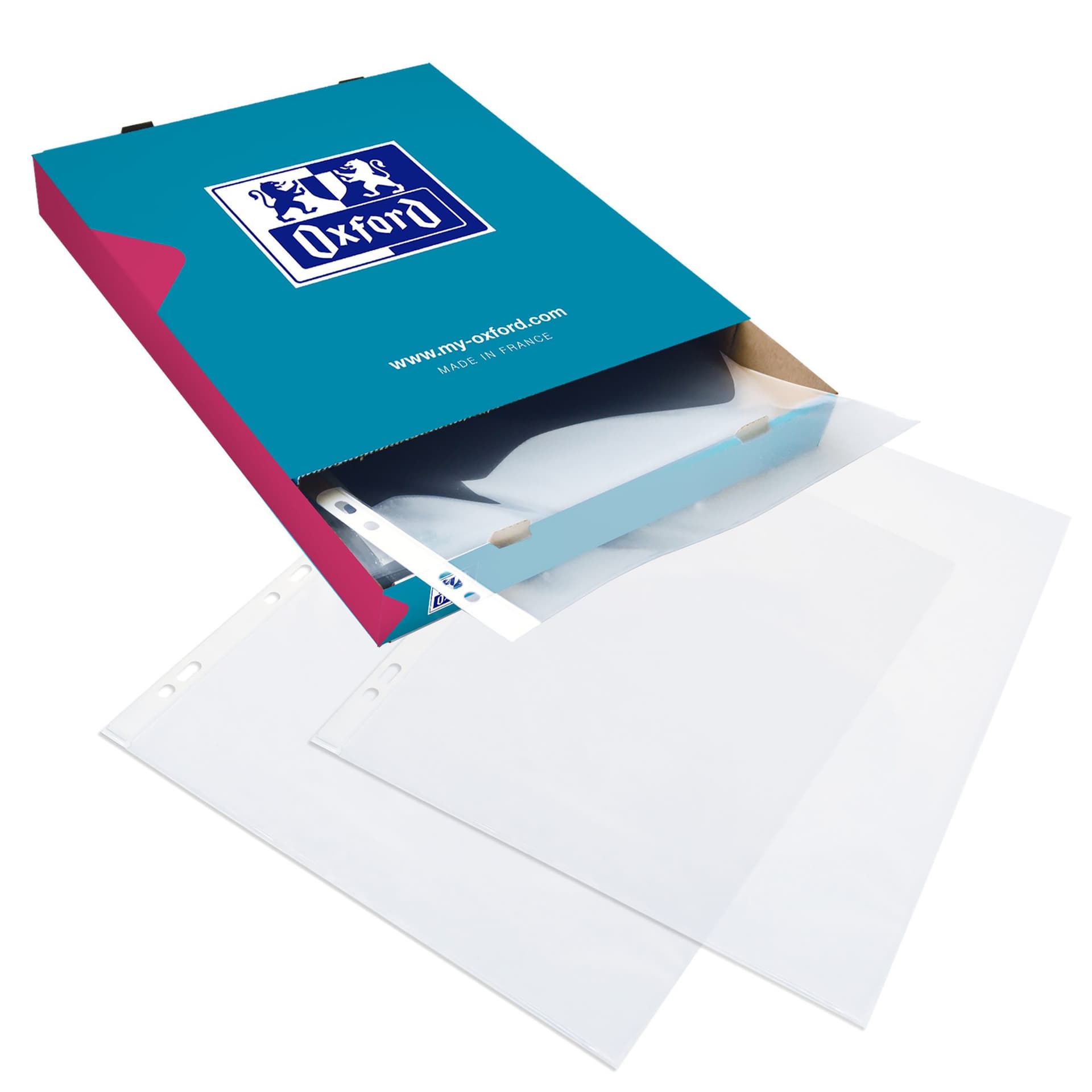 Showtas Oxford  A4 PP 90µ glashelder 100 stuks 2