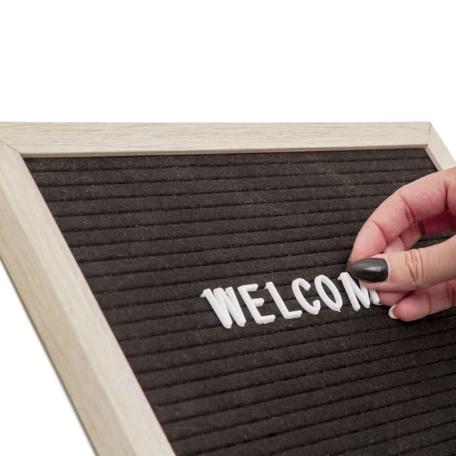 Letterbord IEZZY 30x30cm naturel hout 3