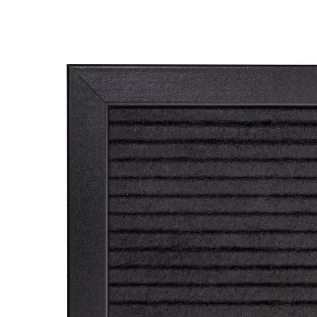 Letterbord IEZZY 30x30cm zwart hout 3