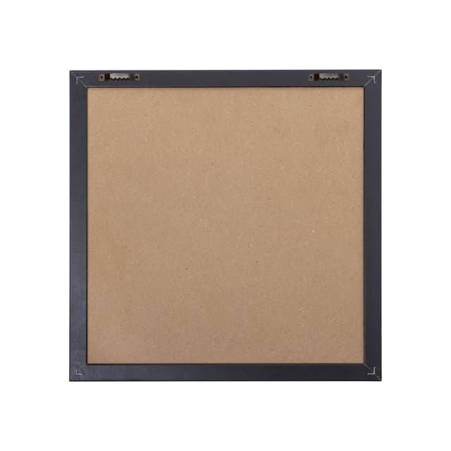 Letterbord IEZZY 30x30cm zwart hout 6