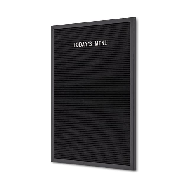 Letterbord IEZZY 40x60cm zwart hout