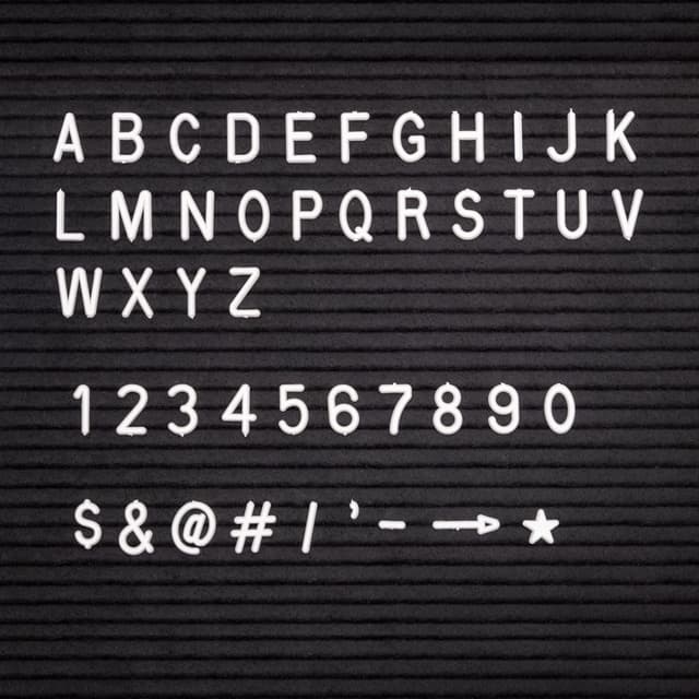 Letterbord IEZZY 60x80cm zwart hout 6