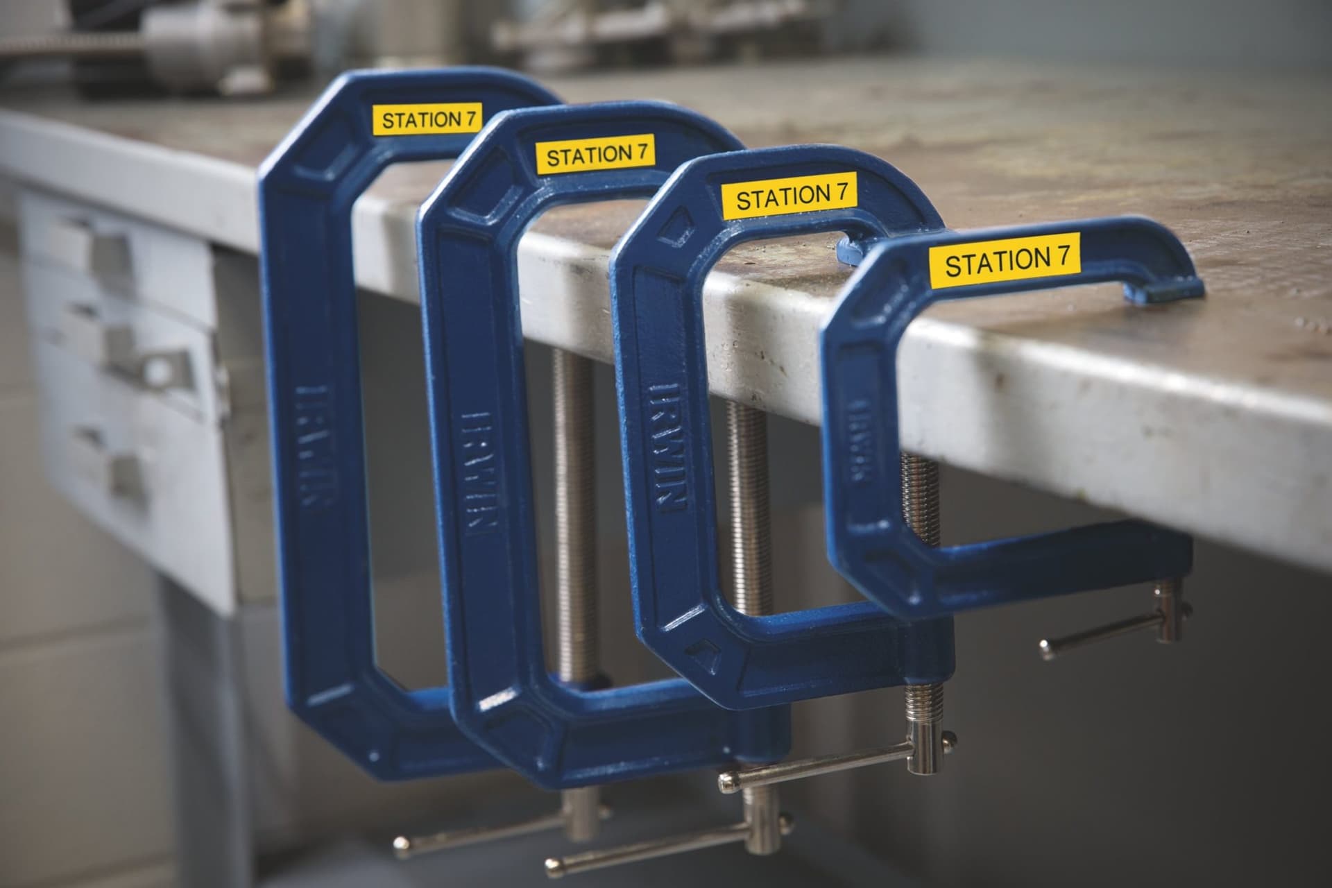 Labeltape Dymo XTL multifunctioneel 19mm zwart op wit 2