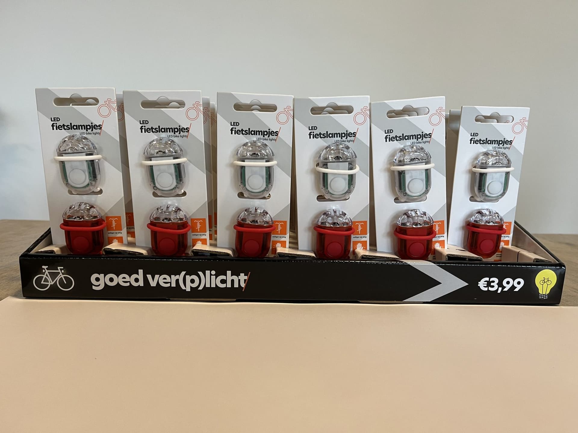 Fietslampje voor en achter 3