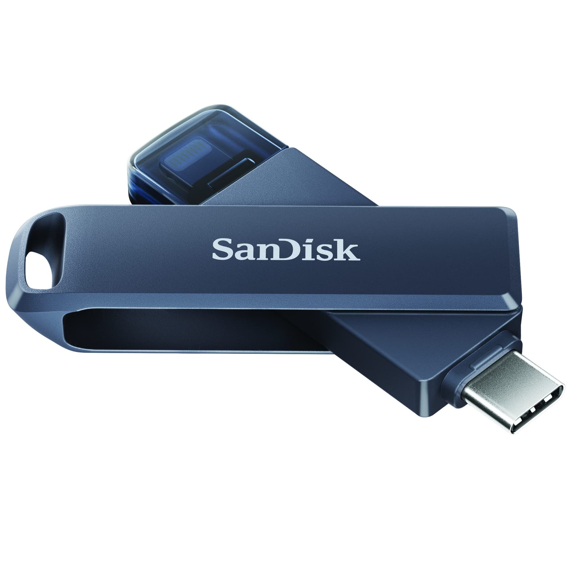 Phone Drive 128GB lightning- USB-C blauw 3