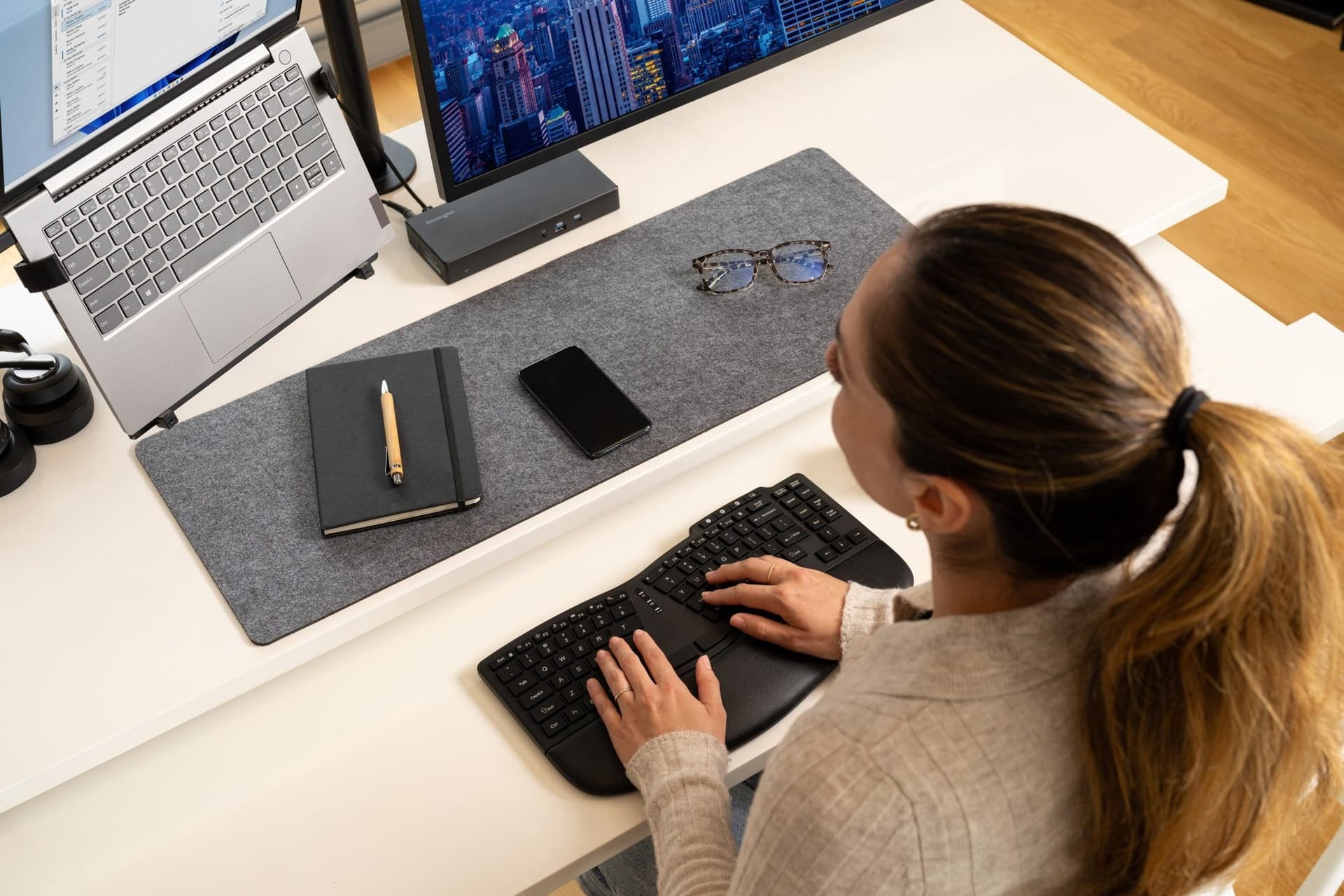 Toetsenbord Kensington EQ Pro Fit KB675 TKL Ergo draadloos QWERTY 4