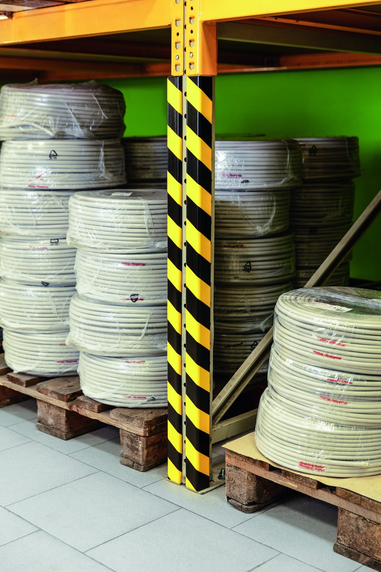 Beschermingsprofiel Durable C35 hoek 1m geel zwart 4