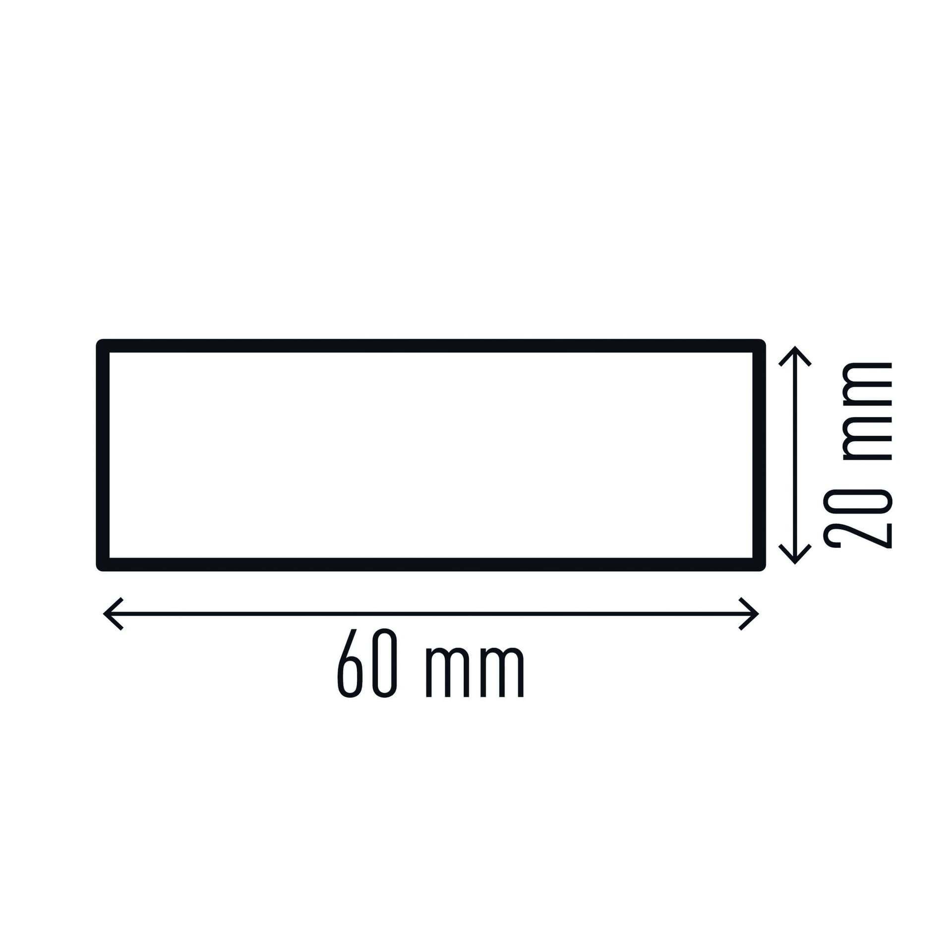 Beschermingsprofiel Durable S20 recht 1m geel zwart 3