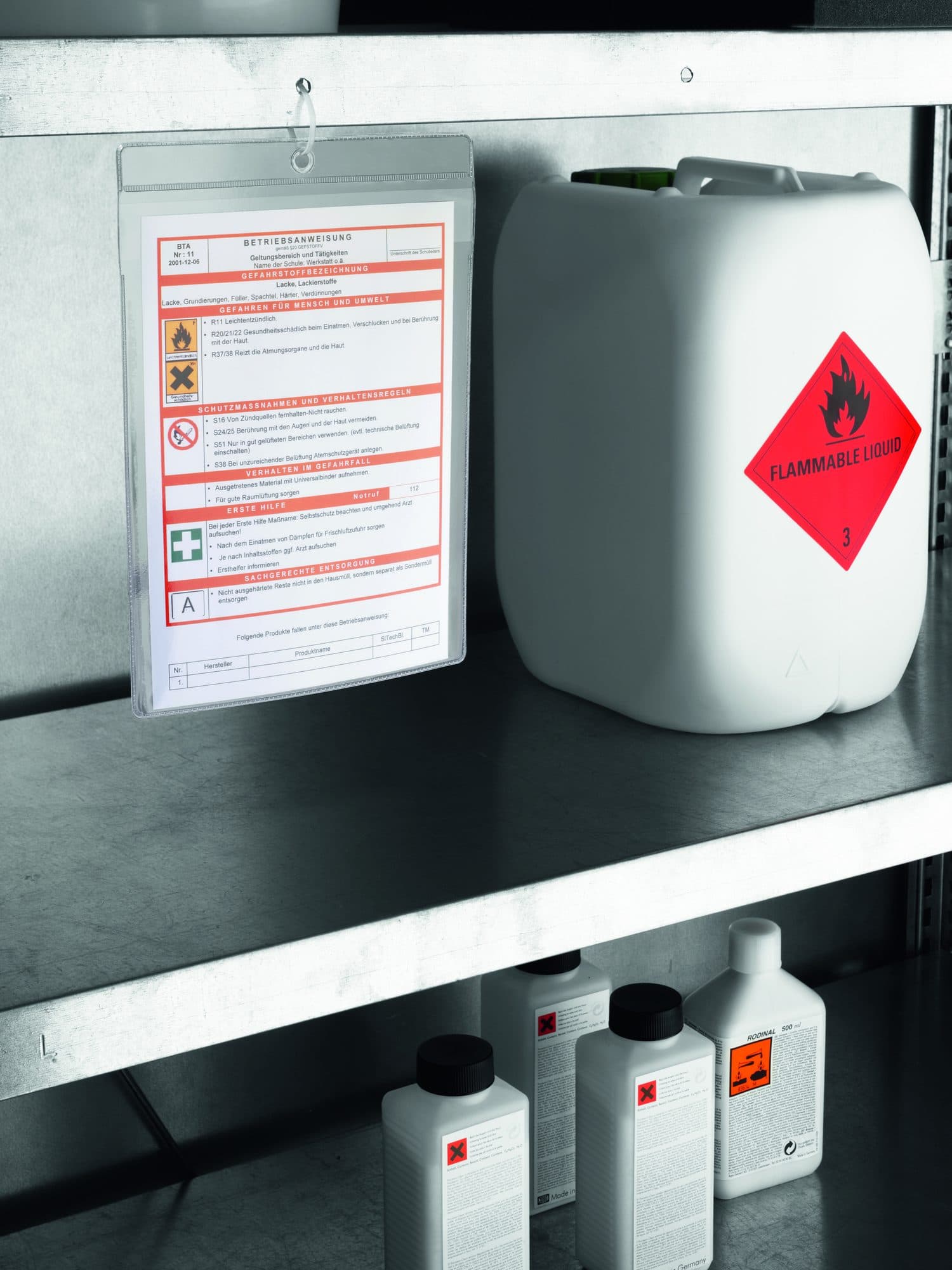 Documenthoes Durable A4 met ophangoog transparant 10 stuks 2