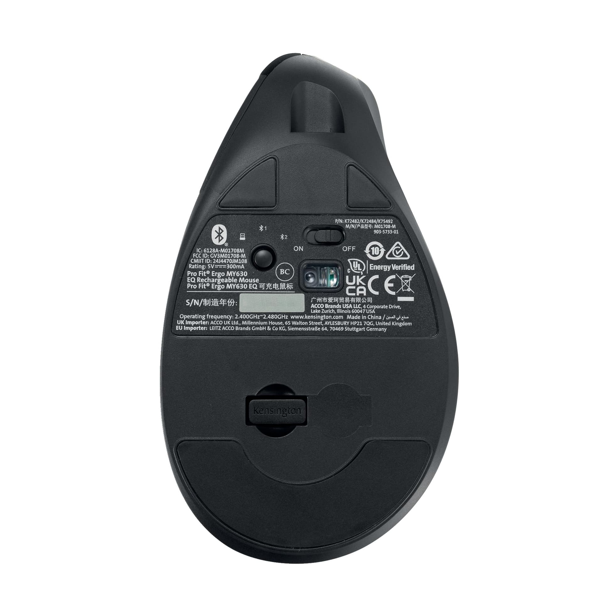 Muis Kensington EQ Pro Fit Ergo MY630 6