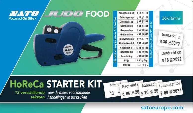 Etiketteertang Sato Judo Food 2
