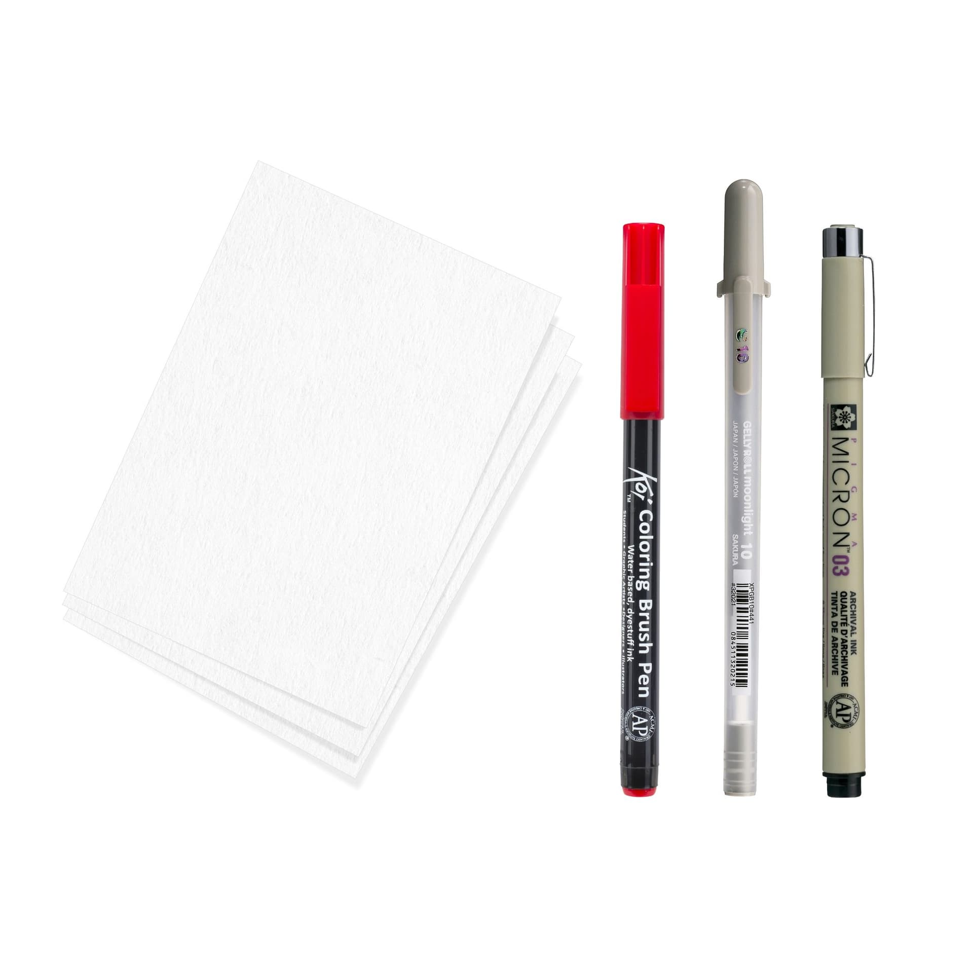 Tekenset Sakura Creative Kit Samurai 6 stuks 2