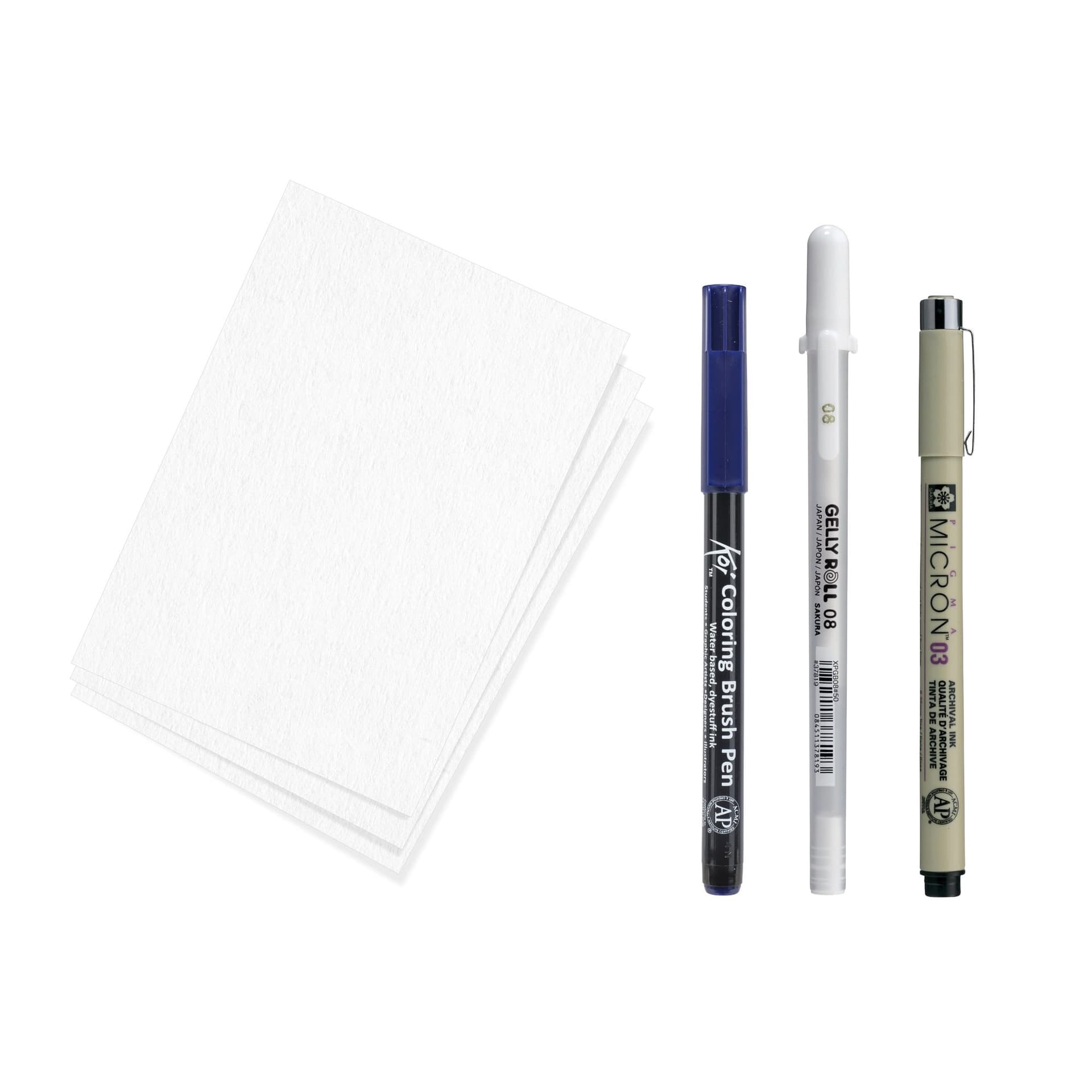 Tekenset Sakura Creative Kit Kanagawa 6 stuks 2