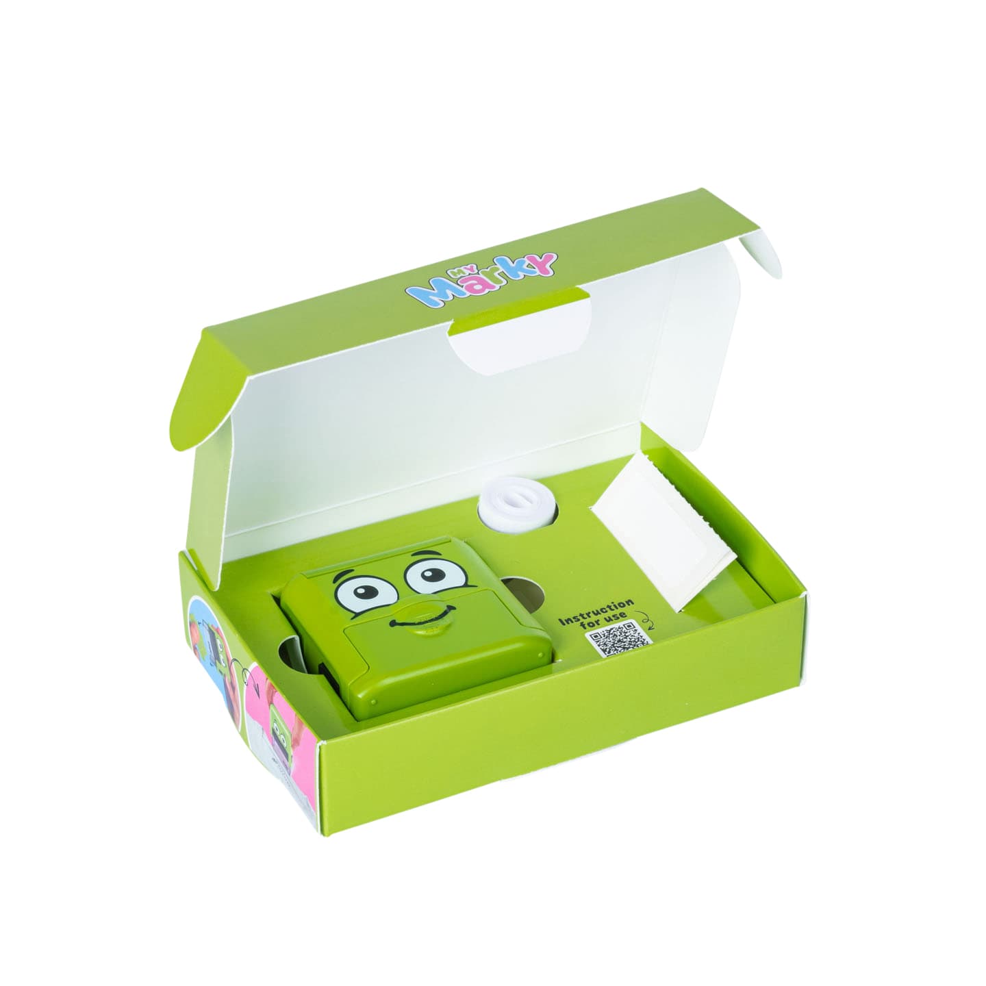 Textielstempel Colop Marky personaliseerbaar groen 2