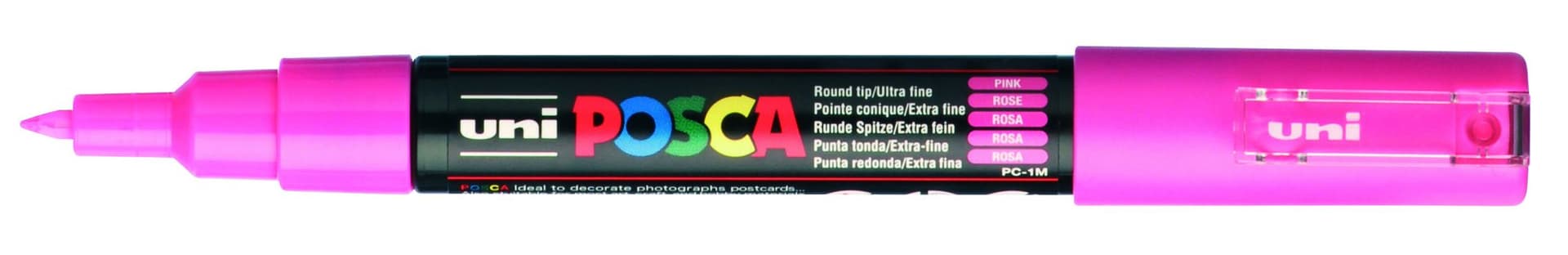 Paintmarker Uni POSCA PC1MC extra fijn roze