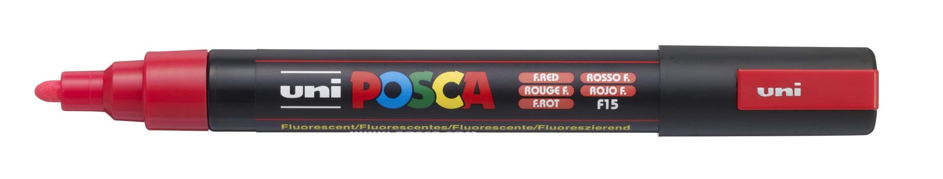 Paintmarker Uni POSCA PC5M medium fluor rood