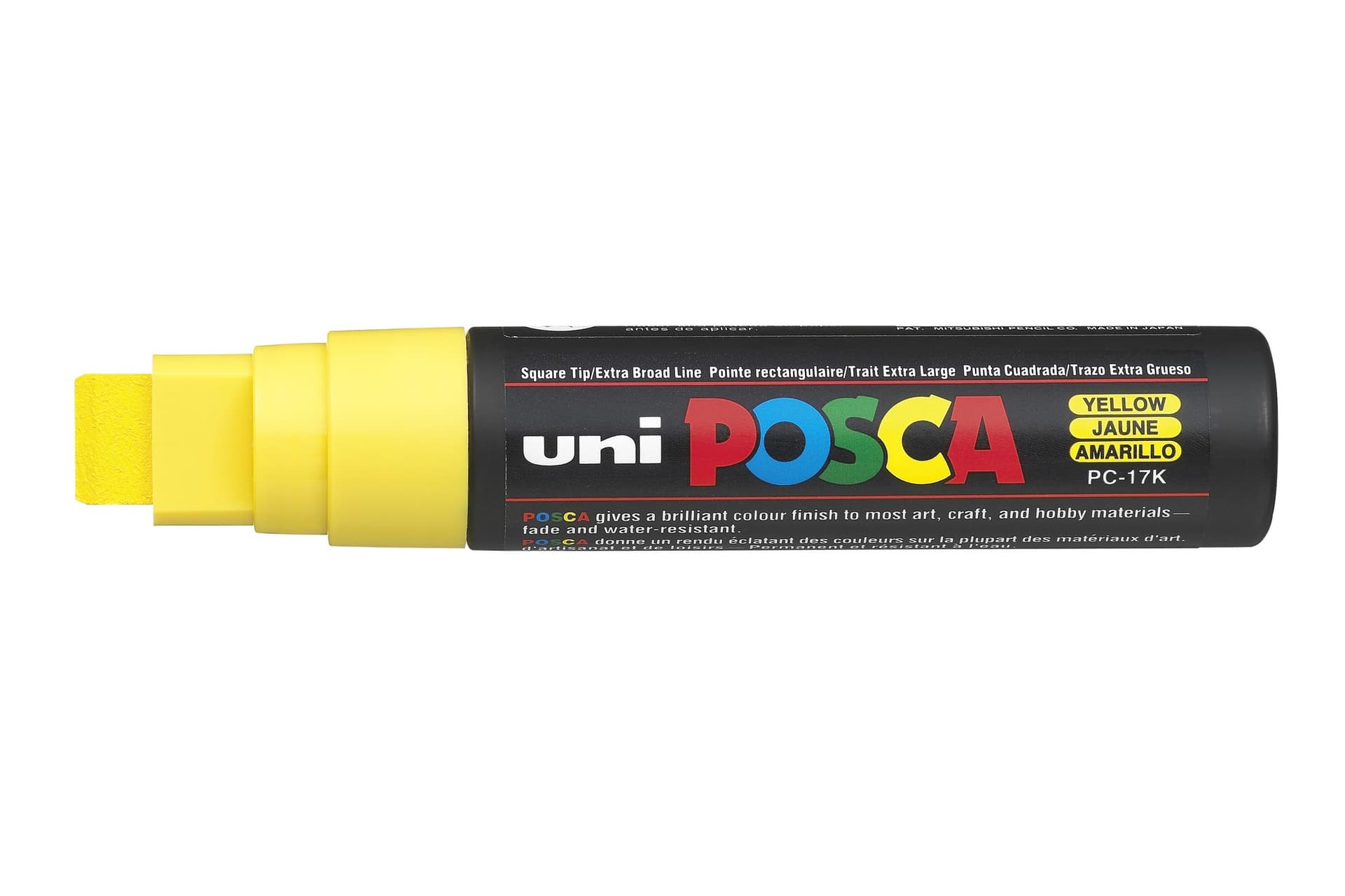 Paintmarker Uni POSCA PC17K extra breed rechthoek gl