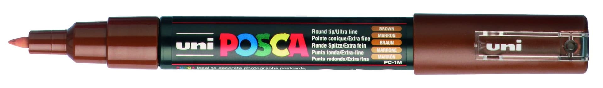 Paintmarker Uni POSCA PC1MC extra fijn bruin