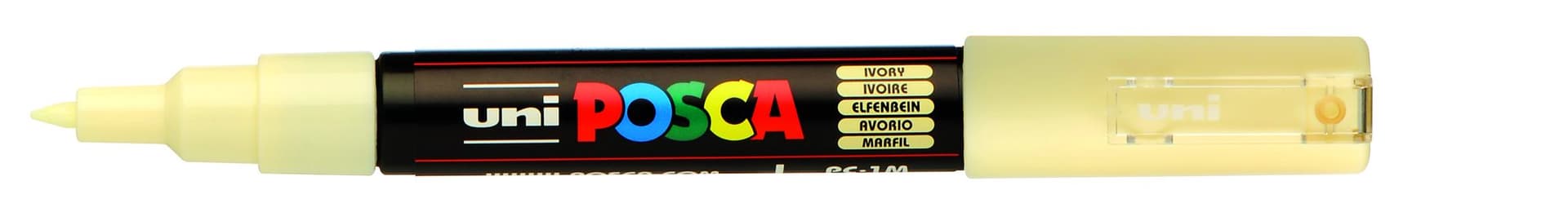 Paintmarker Uni POSCA PC1MC extra fijn ivoor