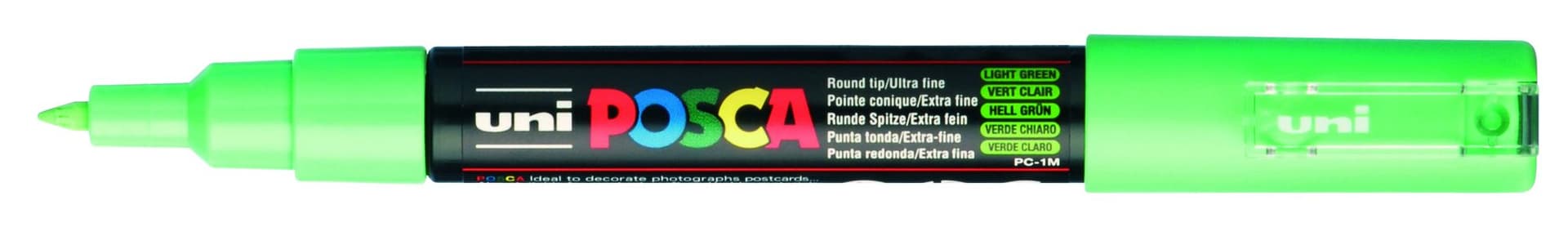 Paintmarker Uni POSCA PC1MC extra fijn lichtgroen