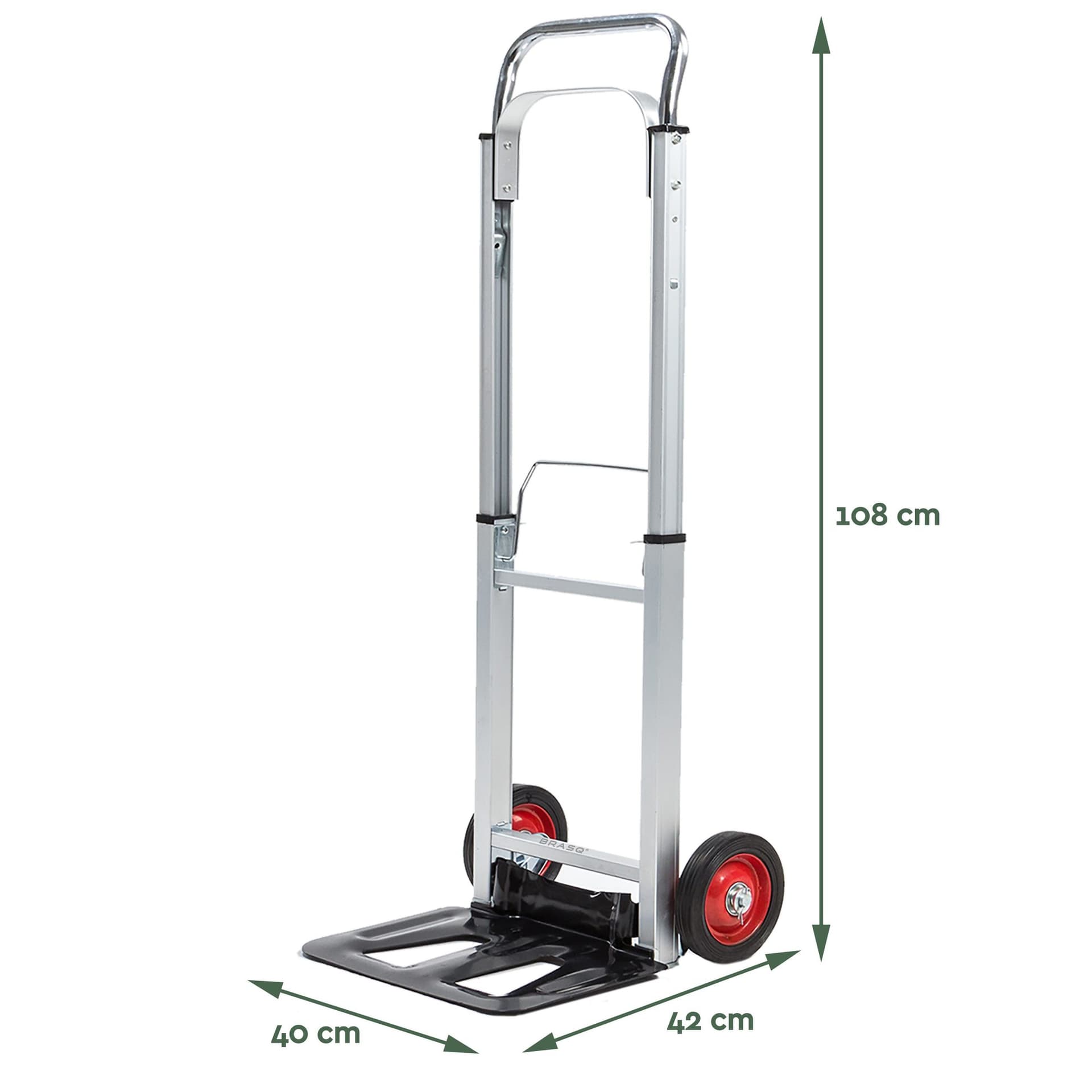 Steekwagen BRASQ stalen plateau 90 kg 2
