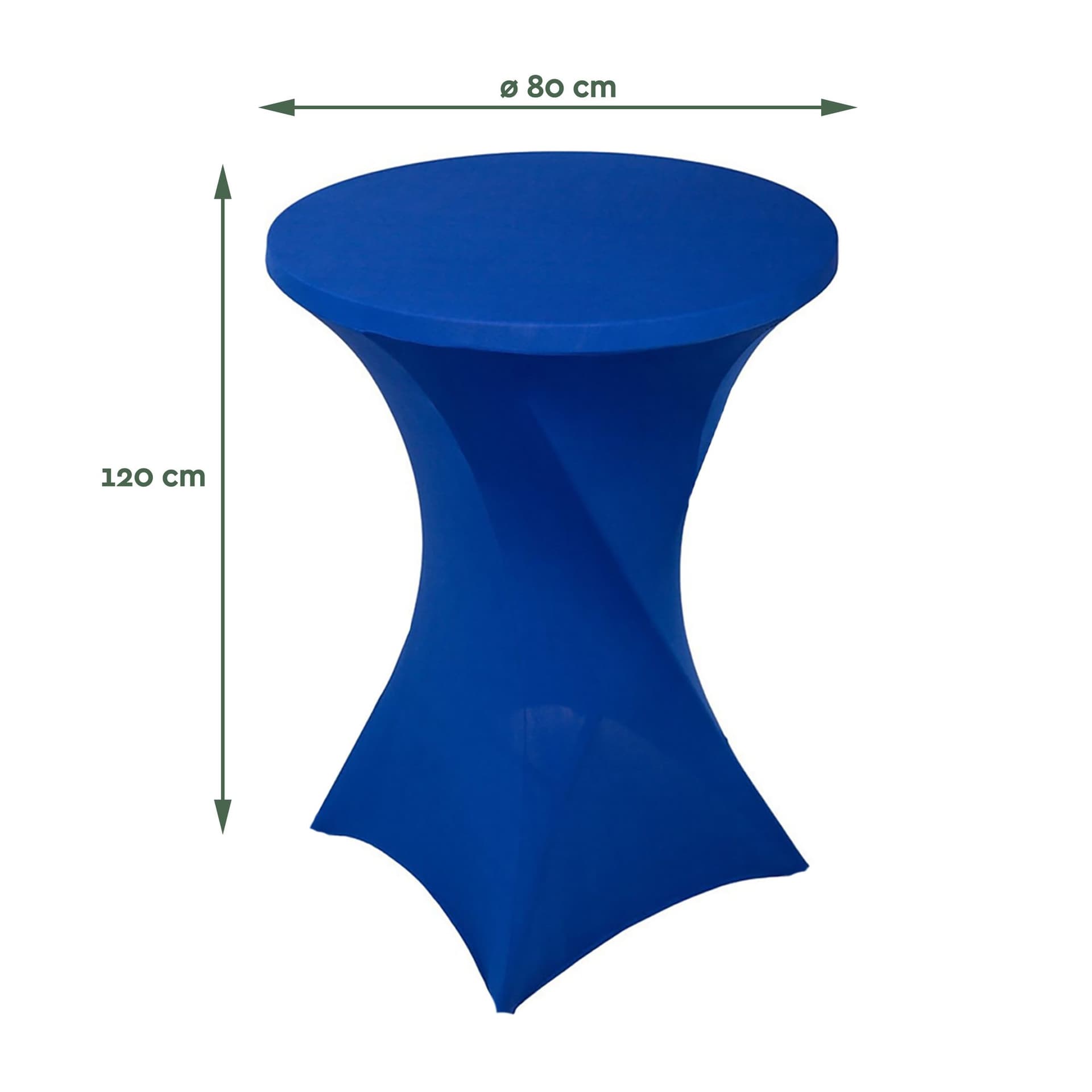 Tafelrok BRASQ voor statafel 80cm blauw 2