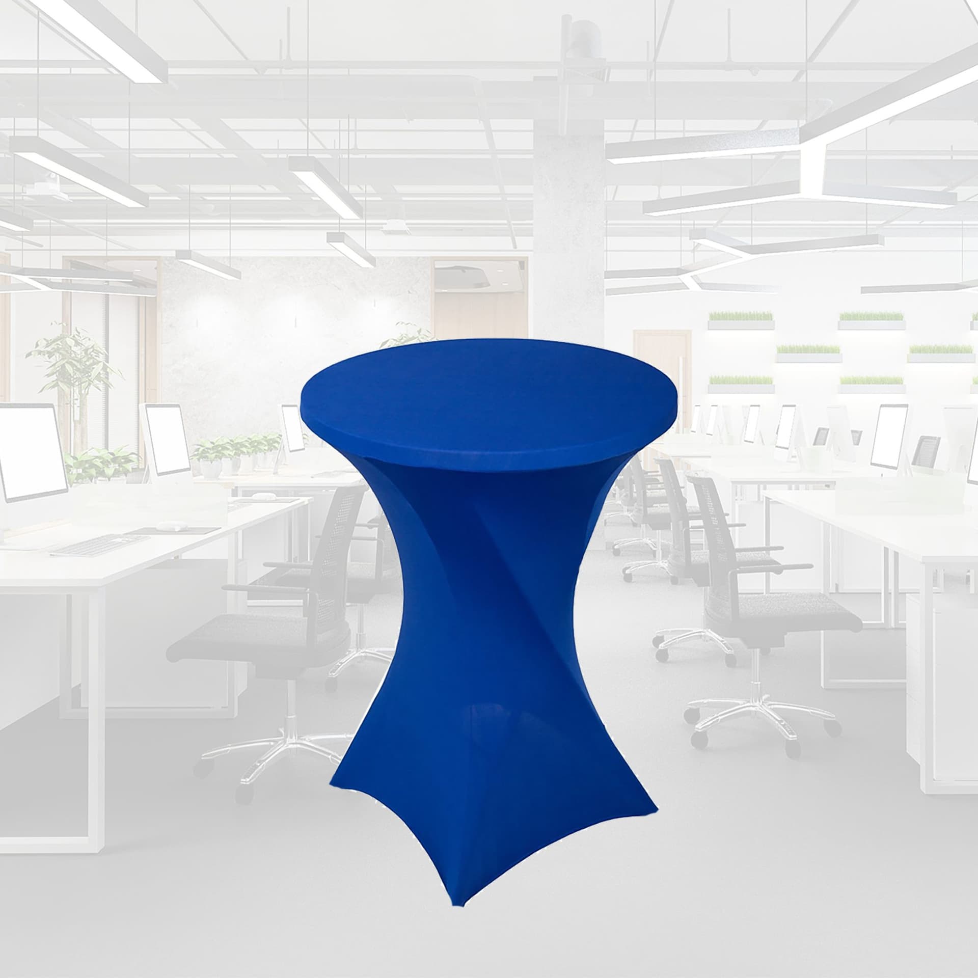 Tafelrok BRASQ voor statafel 80cm blauw 5