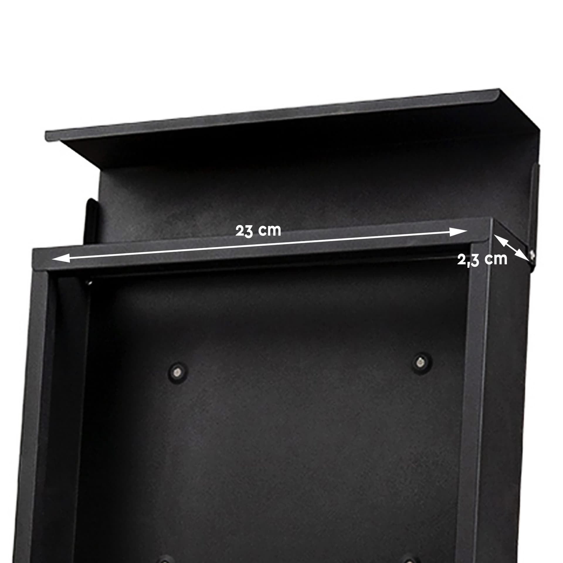 Brievenbus BRASQ PB300 Premium zwart 6