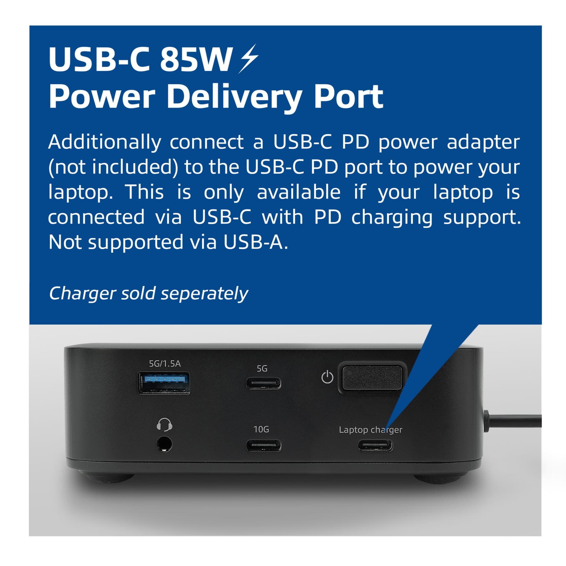Dockingstation ACT USB-C Dual Monitor met Power Delivery 7