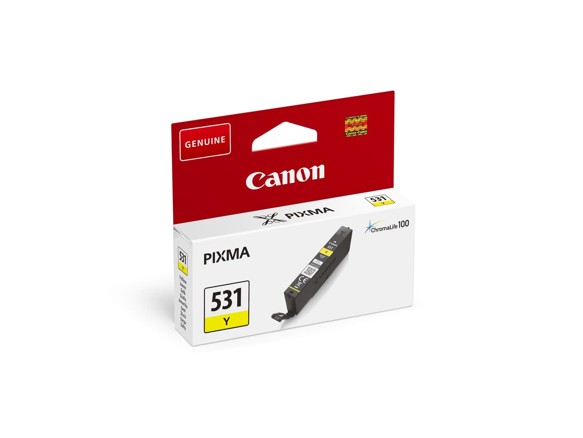 Inktcartridge Canon CLI-531 geel 2