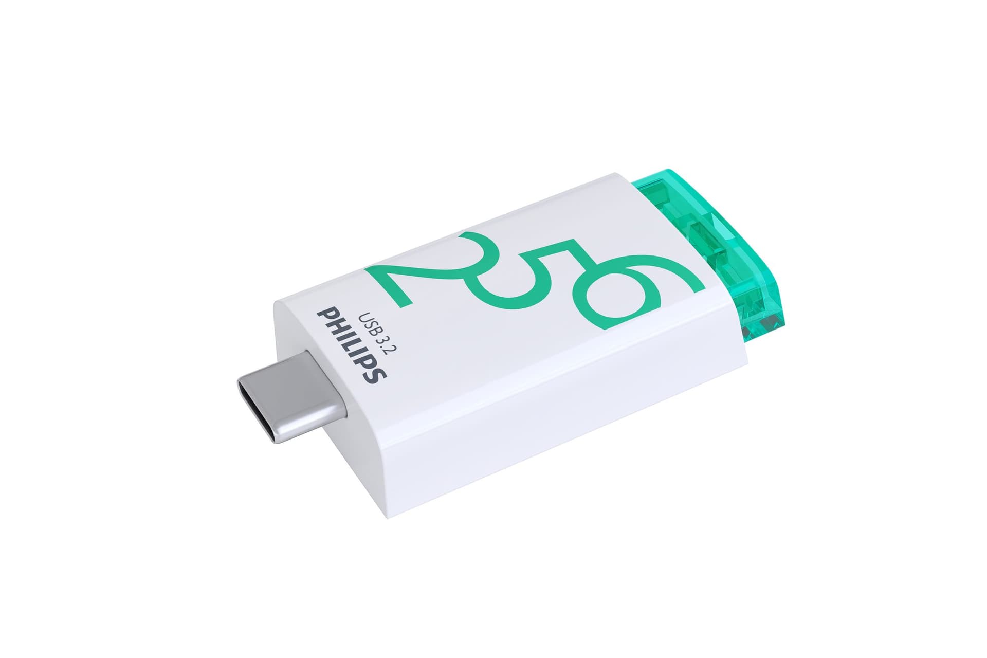 USB stick 3.2 Philips Click USB-C 256GB groen 3