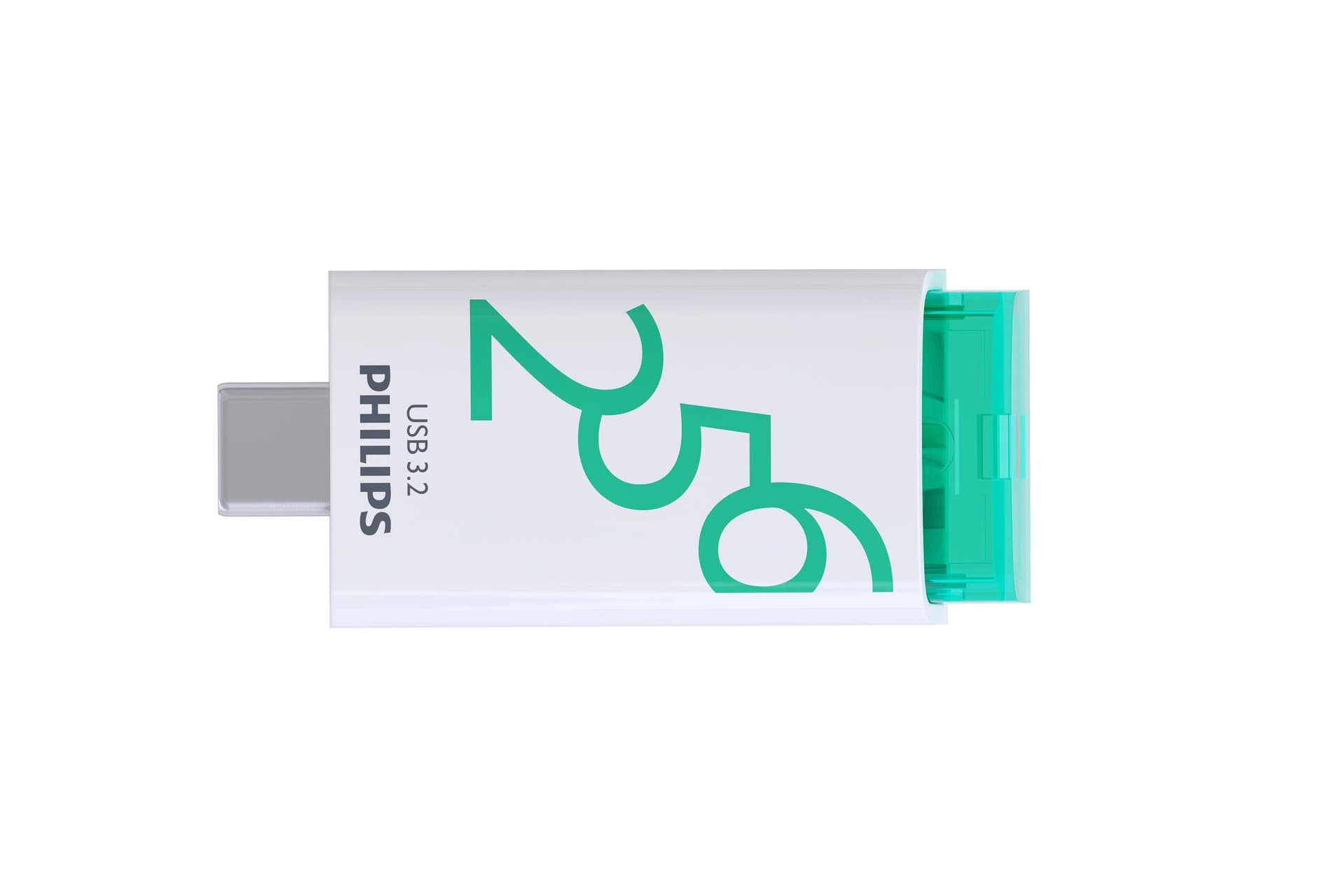 USB stick 3.2 Philips Click USB-C 256GB groen 5