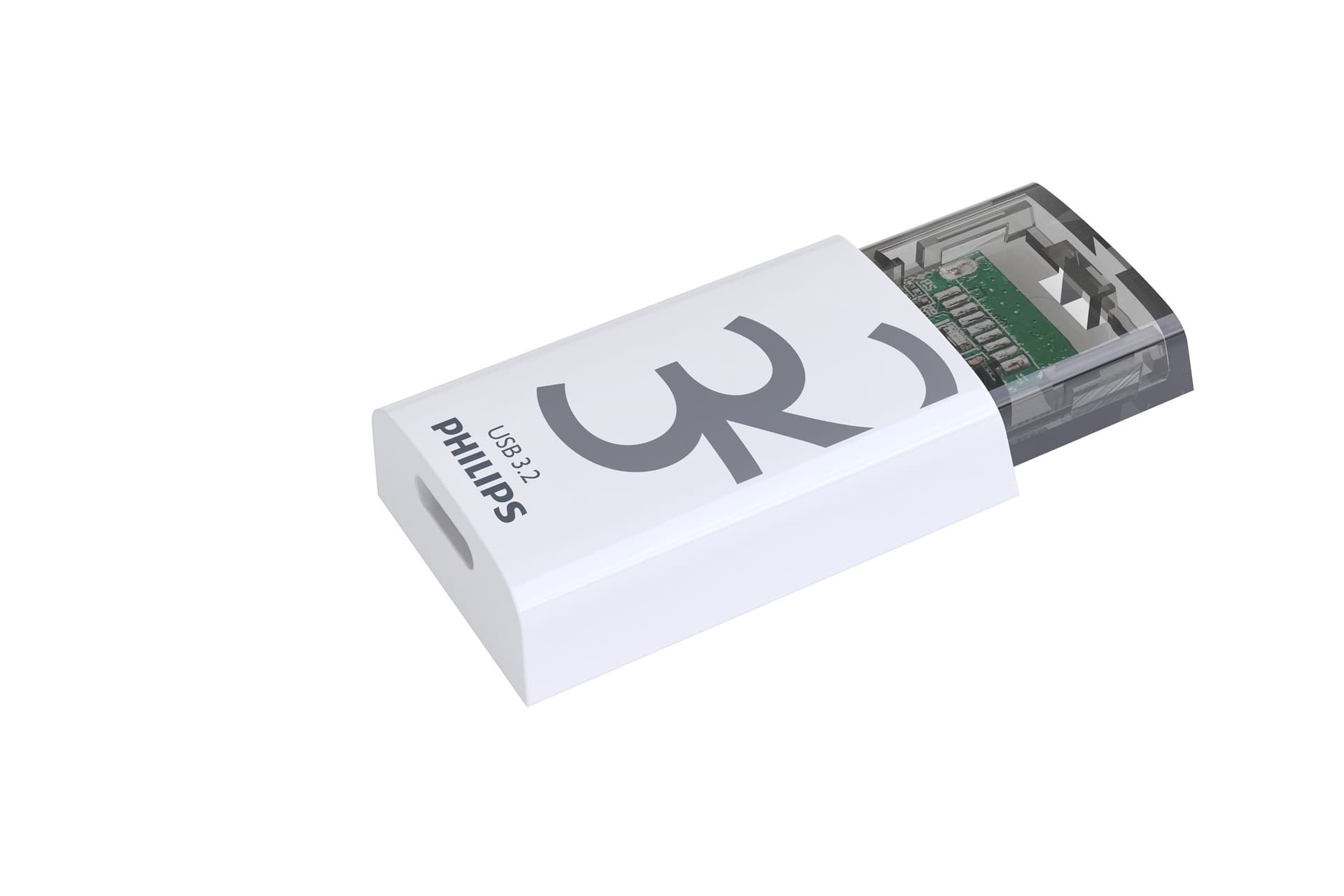 USB stick 3.2 Philips Click USB-C 32GB grijs 3