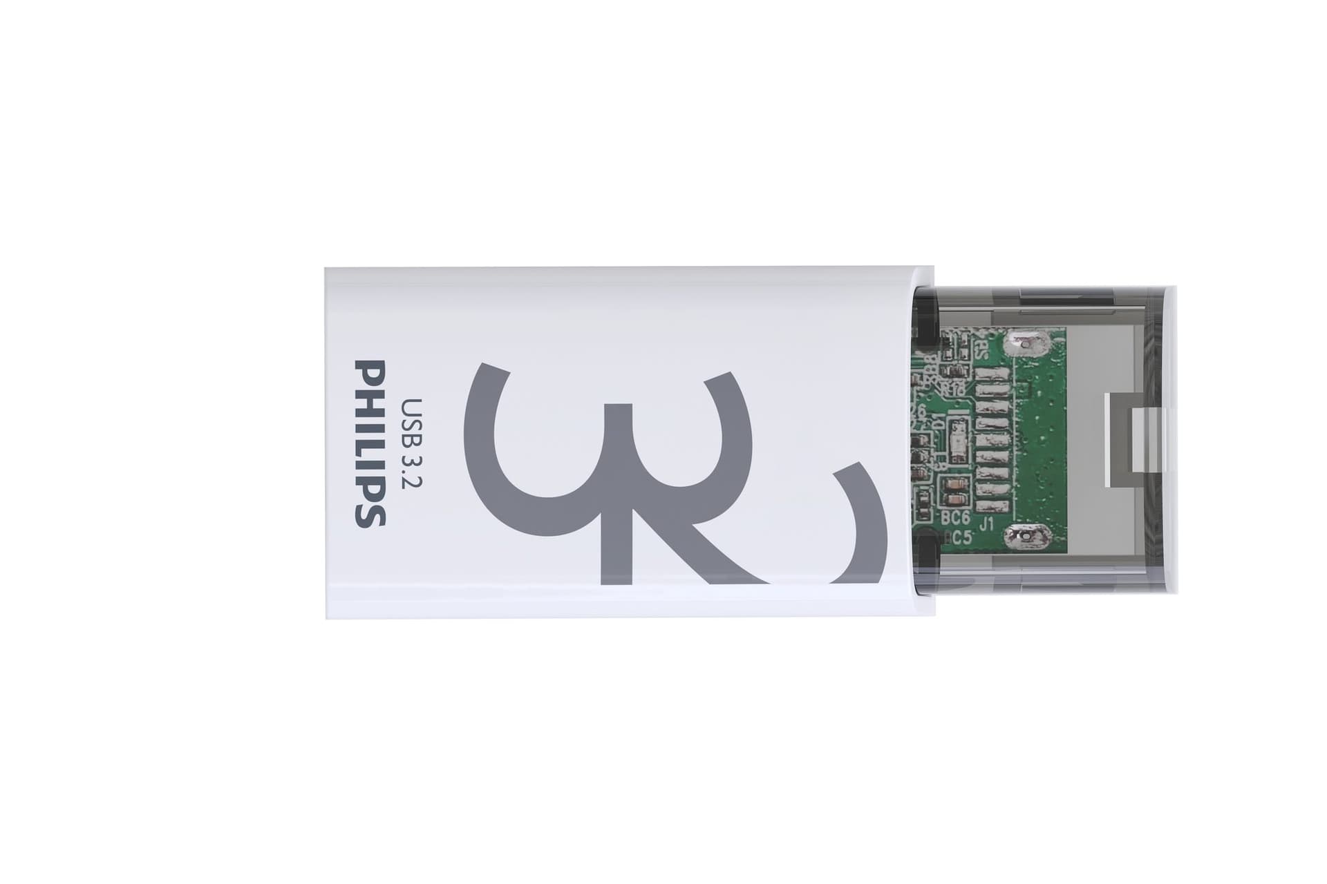 USB stick 3.2 Philips Click USB-C 32GB grijs 5