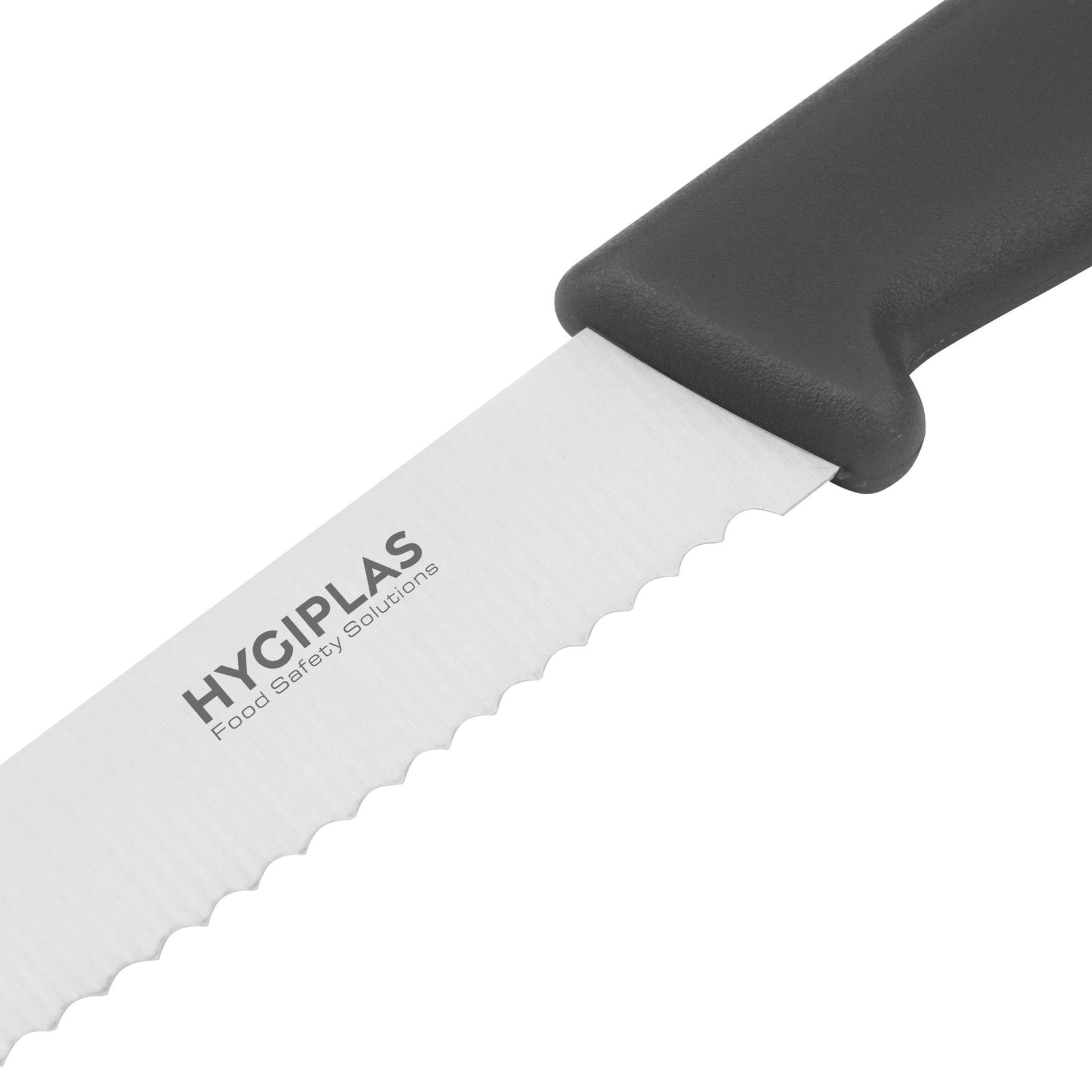 Tomatenmes Hygiplas gekarteld 10cm zwart 2