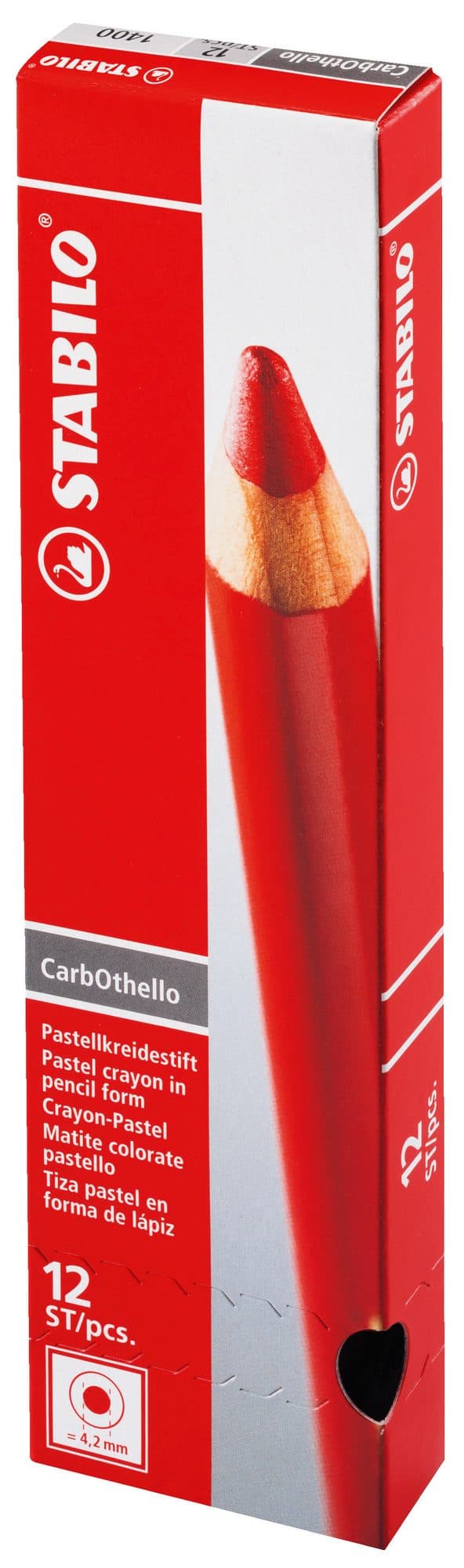 Kleurpotloden STABILO CarbOthello kalkpastel middenloofgroen 3