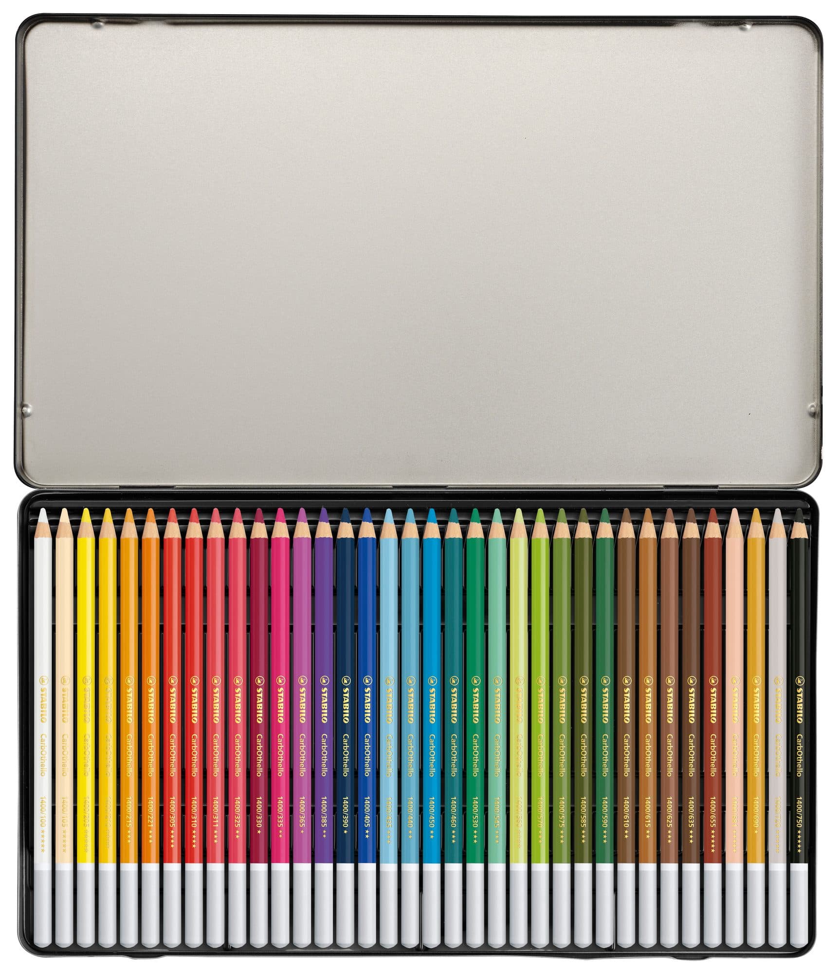 Kleurpotloden STABILO CarbOthello kalkpastel assorti blik à 36 stuks 2