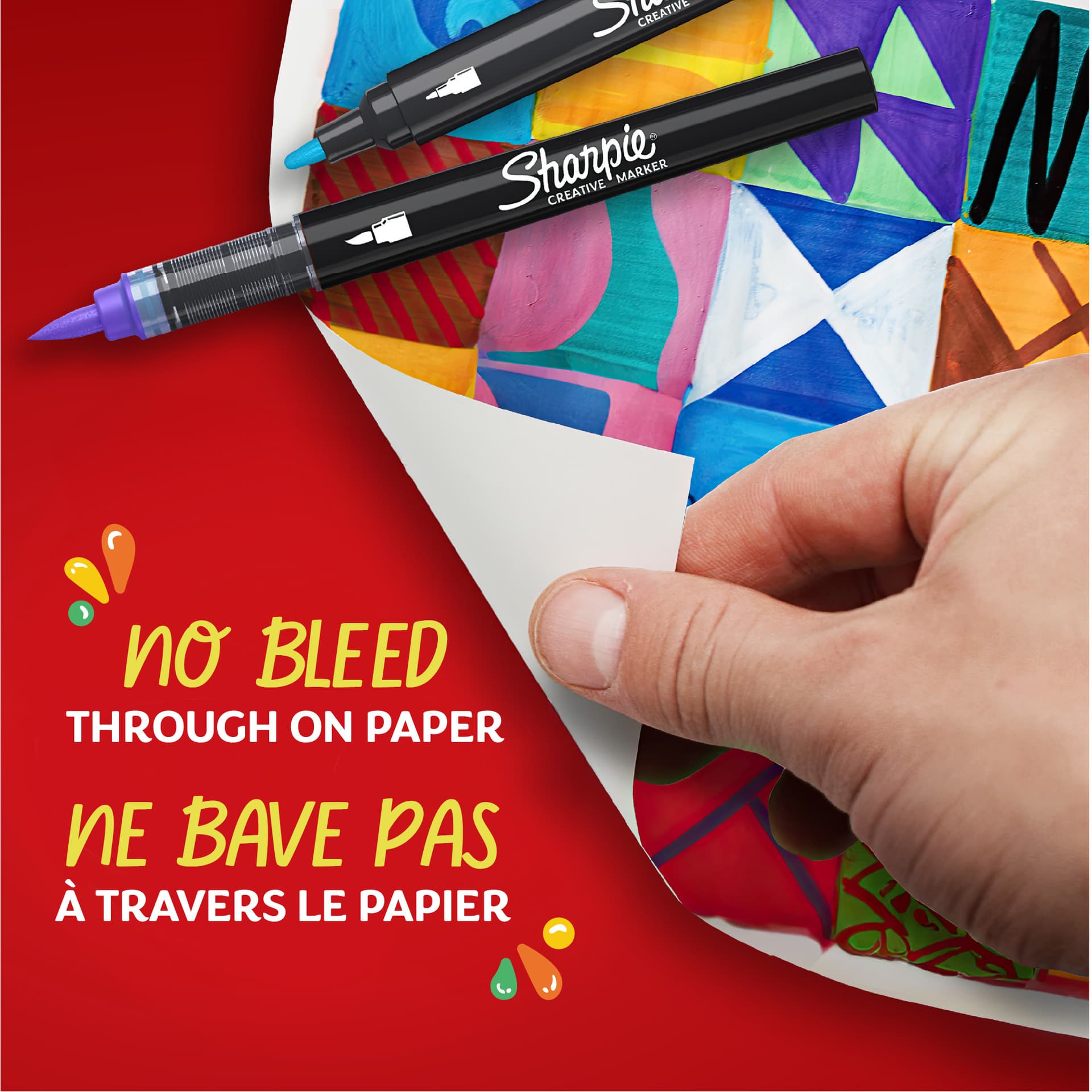 Creatieve marker Sharpie assorti 2 stuks 6