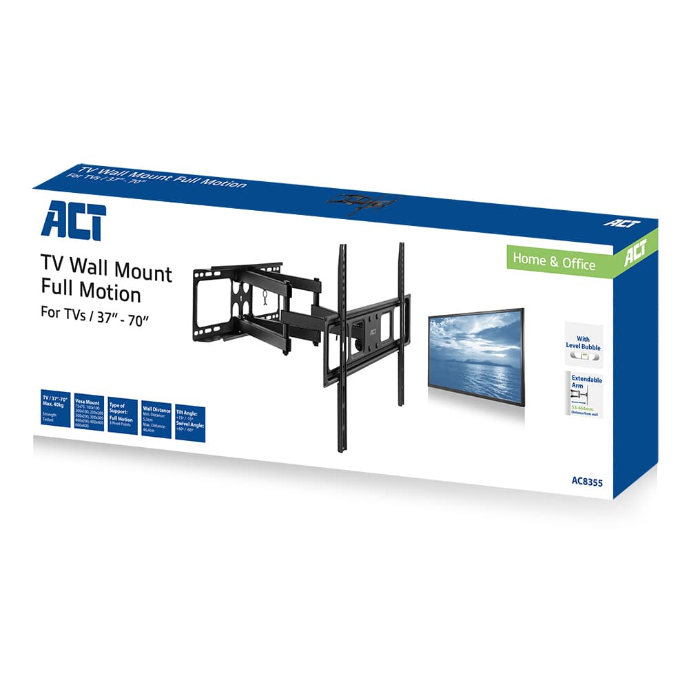 TV wandsteun ACT Full motion 37 tot 70 inch VESA 2