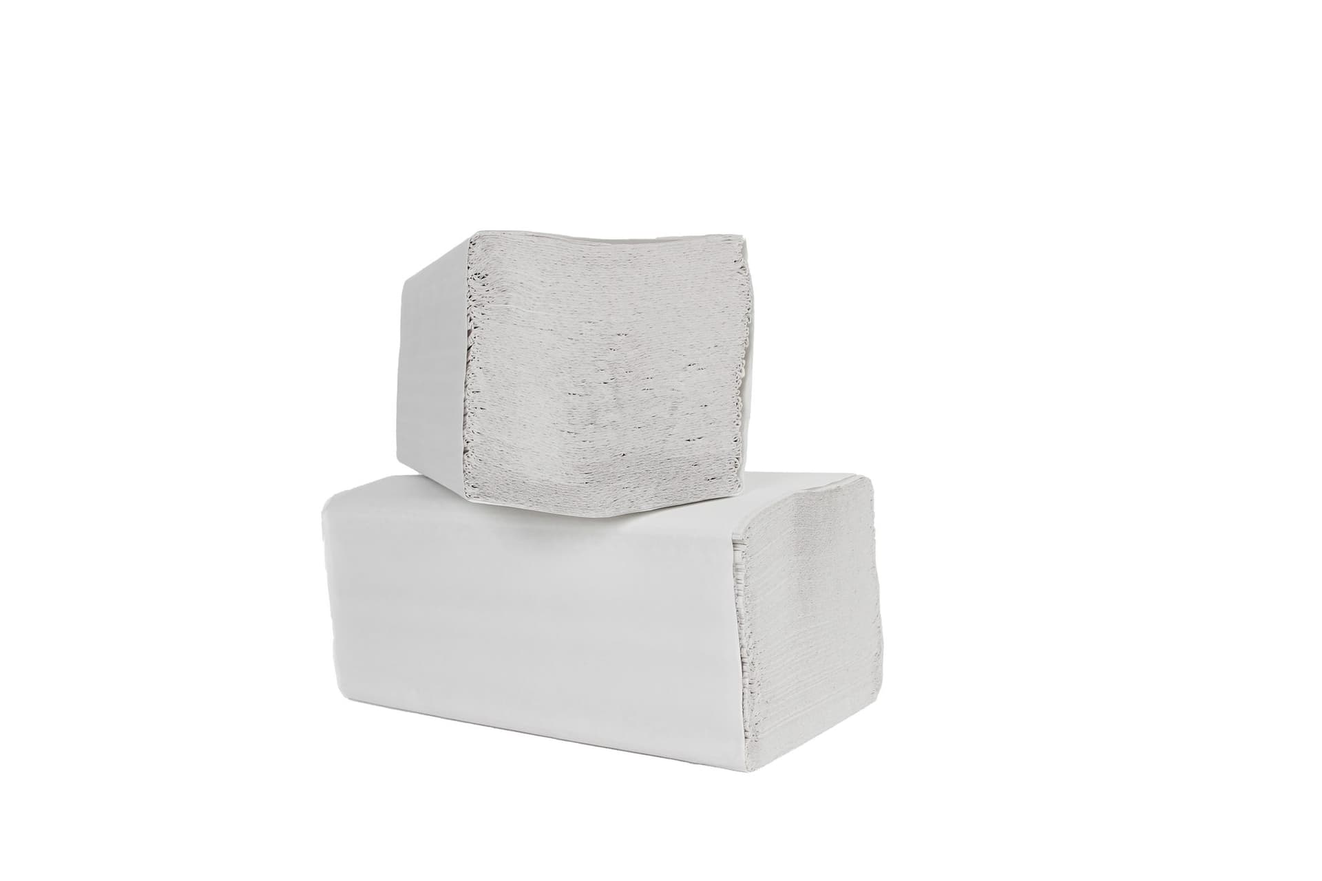 Handdoek Cleaninq H3 z-vouw 2-laags 225x220mm 20x200 vel wit 2