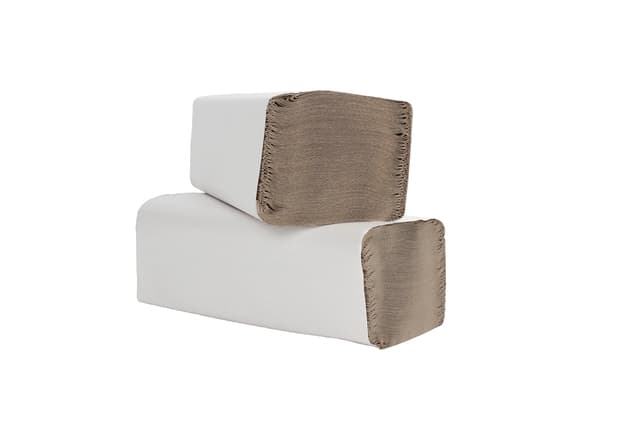 Handdoek Cleaninq H3 z-vouw 1-laags 250x230mm 20x250 vel naturel 2