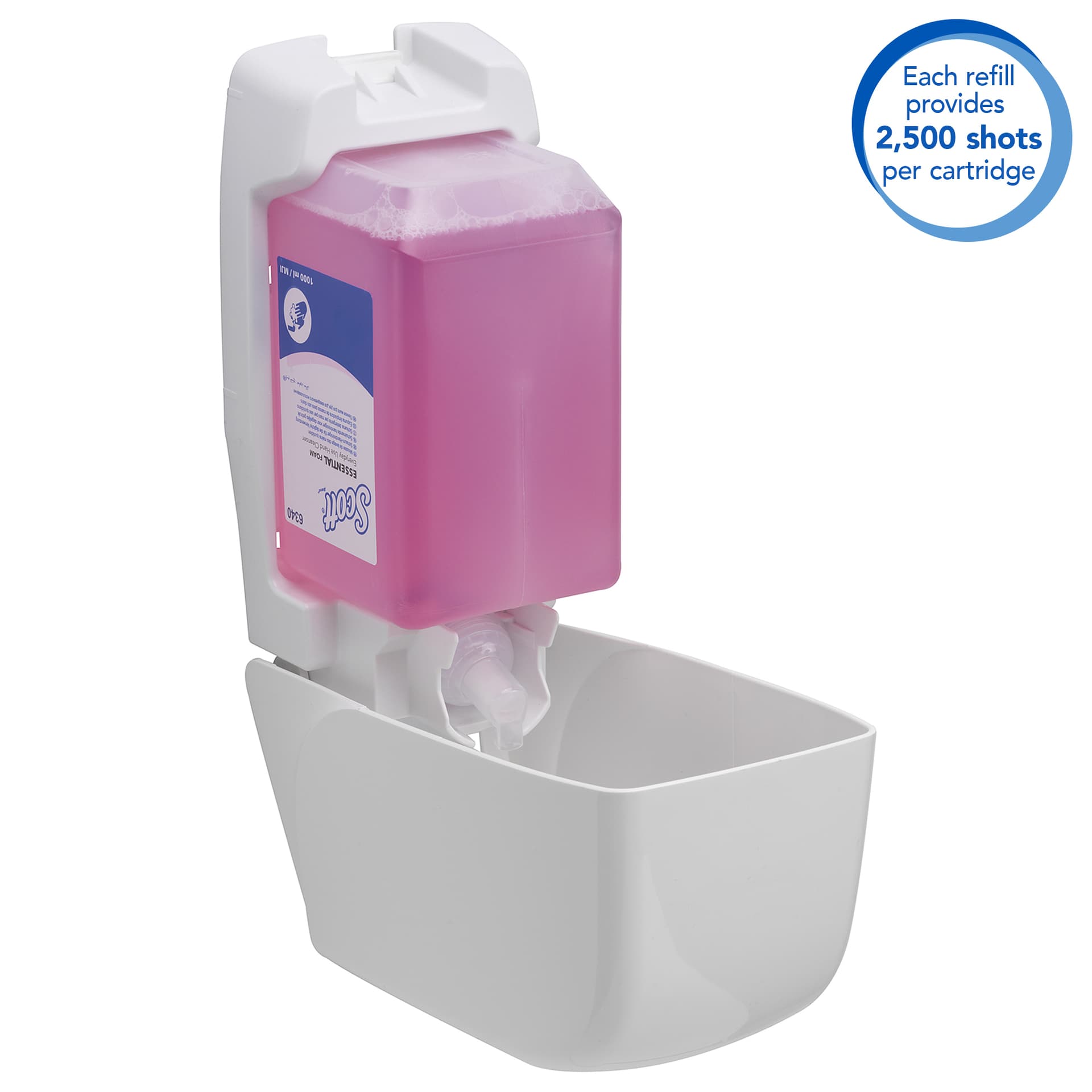 Handzeep Scott Essential foam roze 1000ml 6340 4